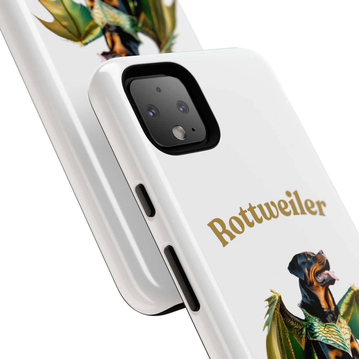 Rottweiler Dragon Wings Phone Case - Tough Cases for Dog Lovers