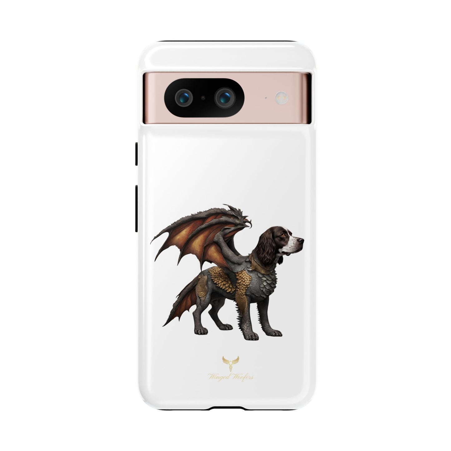 Fantasy Springer Spaniel as a Dragon Phone Case - Tough Cases for Pet Lovers