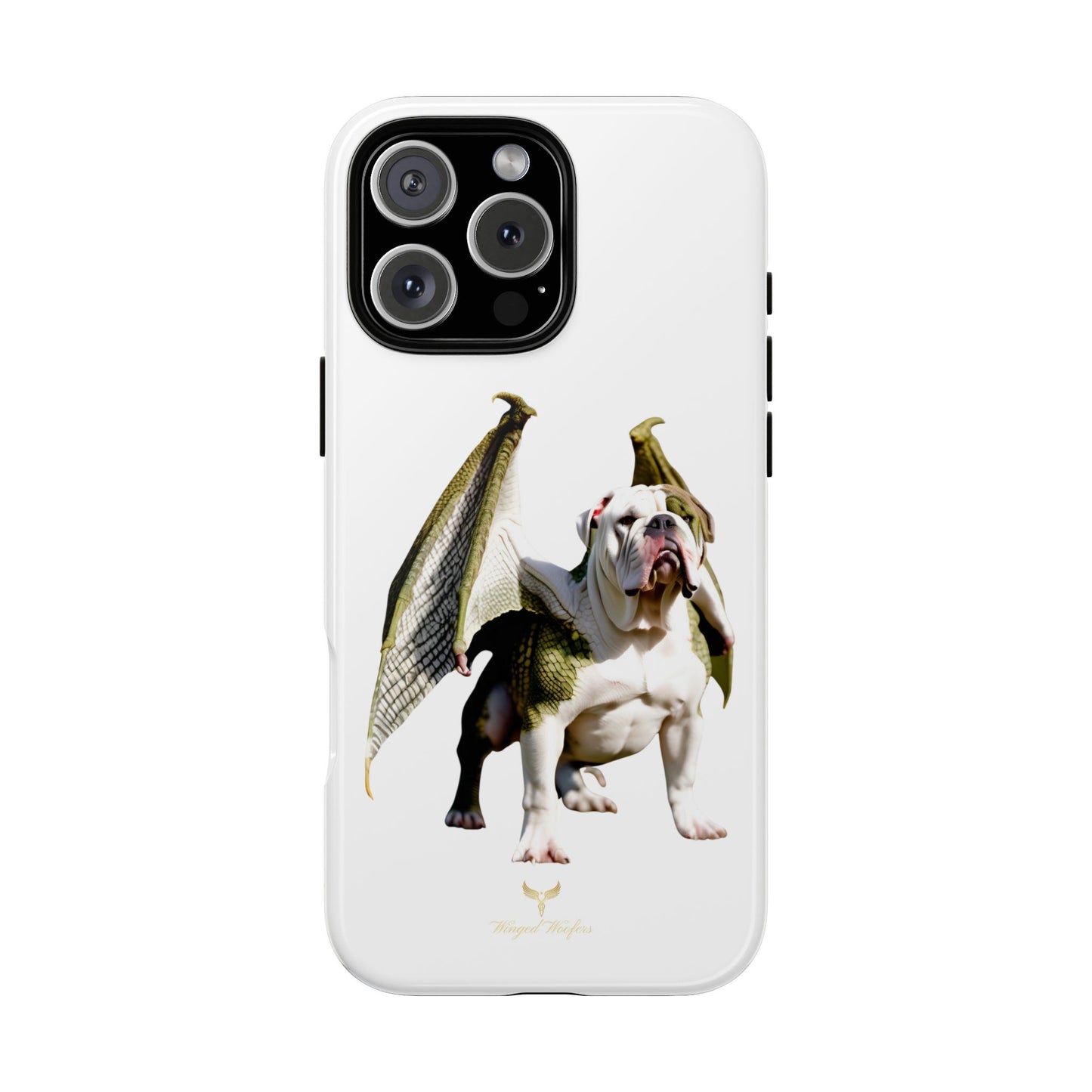 English Bulldog Dragon Phone Case - Tough & Unique Design