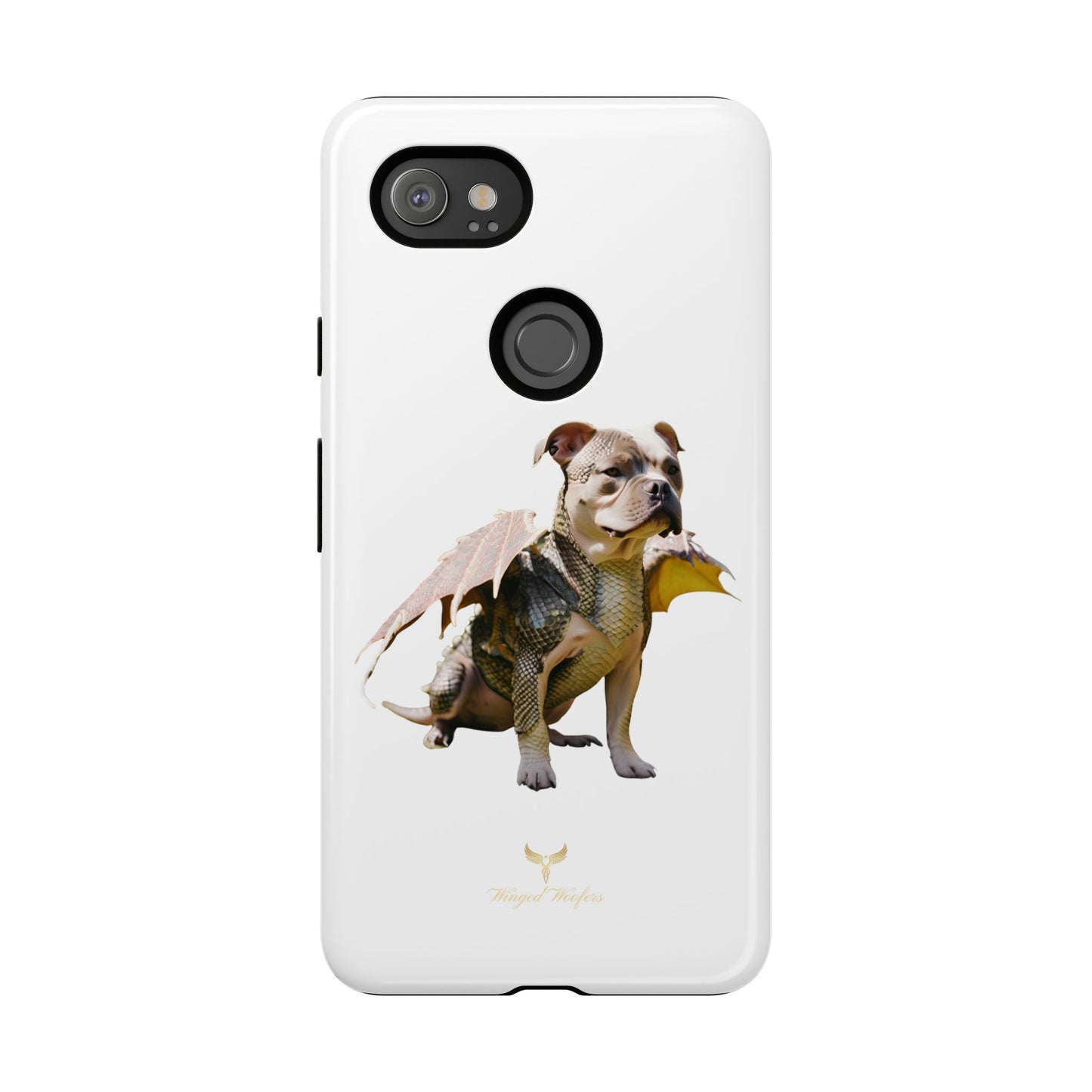 Staffordshire Bulldog Dragon Tough Phone Case - Unique Animal Design for Pet Lovers