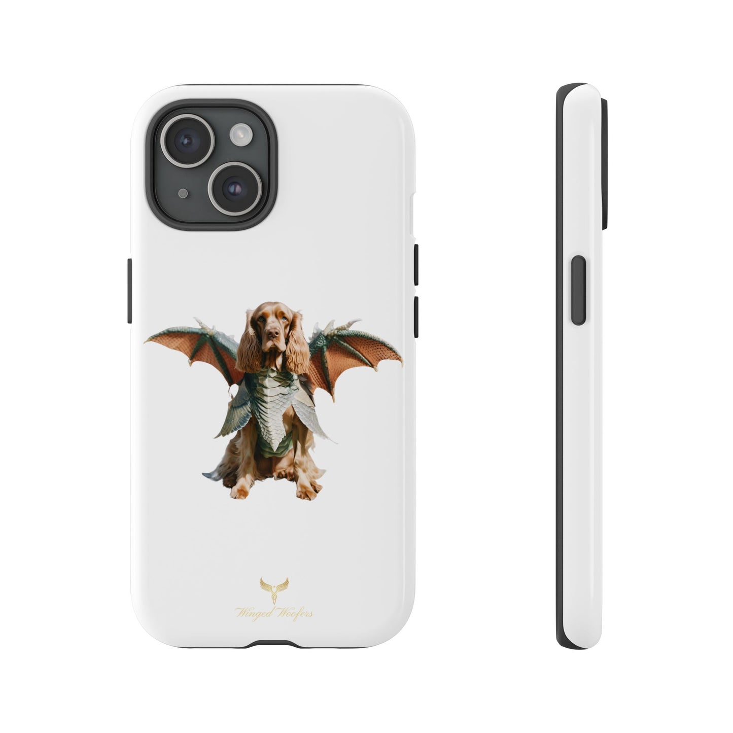 Dragon Wing Cocker Spaniel Dog Phone Case - Tough Cases for Pet Lovers