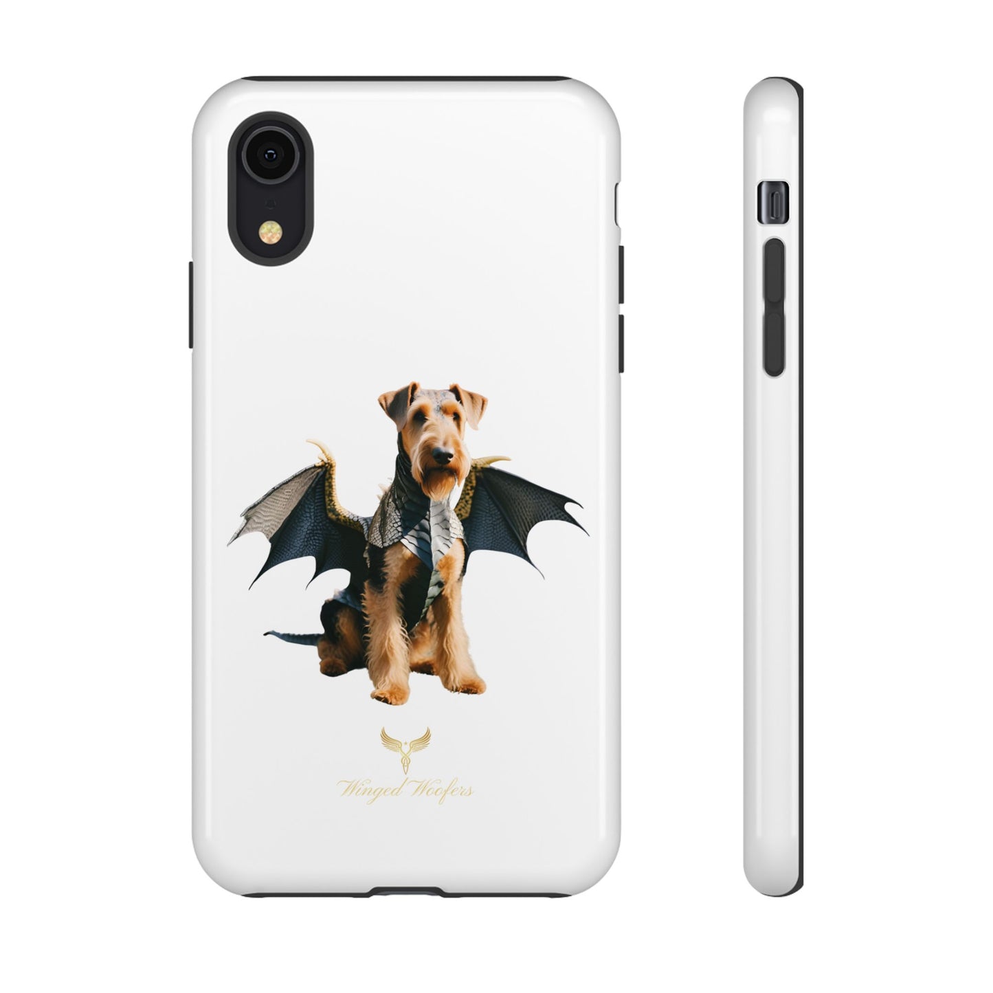 Cool Dragon Airedale Terrier Dog Phone Case - Tough Cases for Pet Lovers