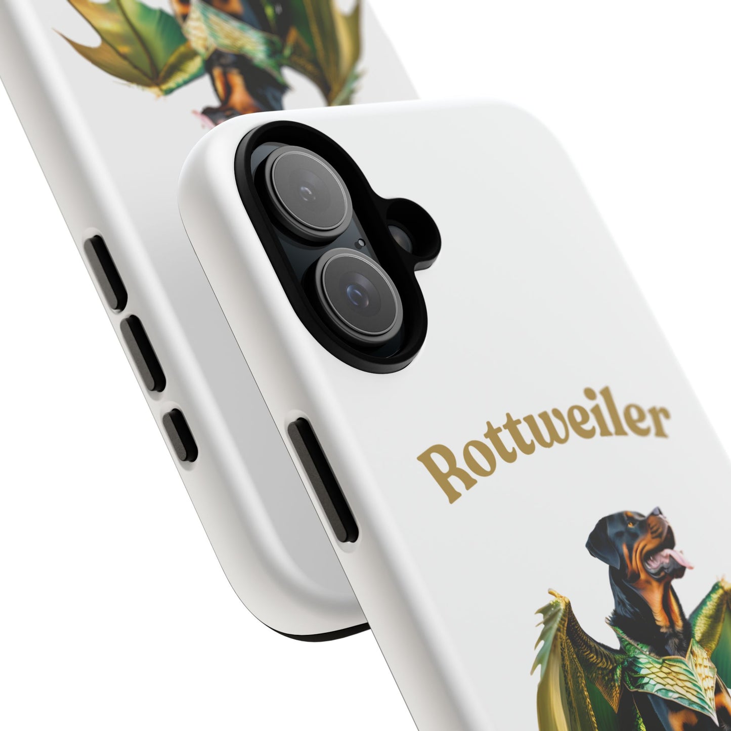 Rottweiler Dragon Wings Phone Case - Tough Cases for Dog Lovers