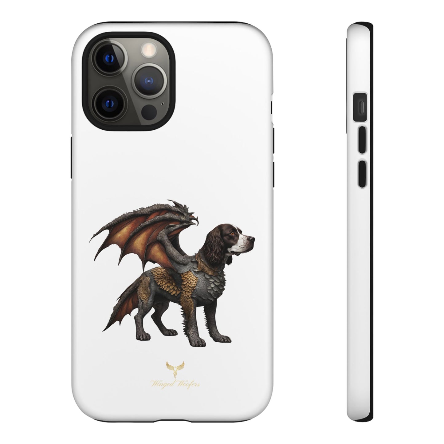 Fantasy Springer Spaniel as a Dragon Phone Case - Tough Cases for Pet Lovers