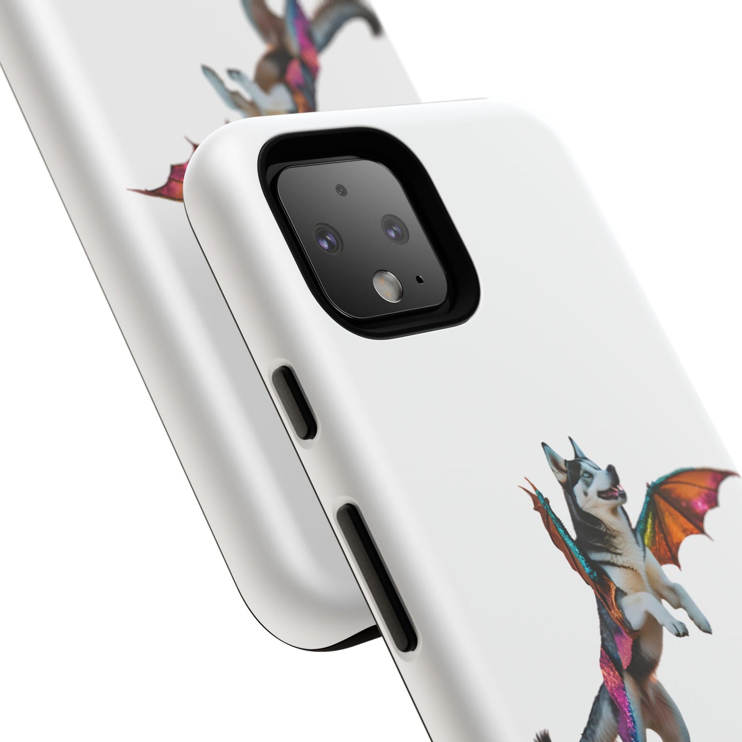 Magical Husky Pet Phone Case - Winged Dog Design | Tough Cases | Unique Animal Lover Gift