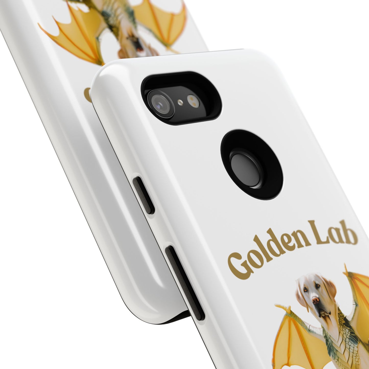 Golden Lab Dragon Phone Case - Tough Protection with a Fun Twist