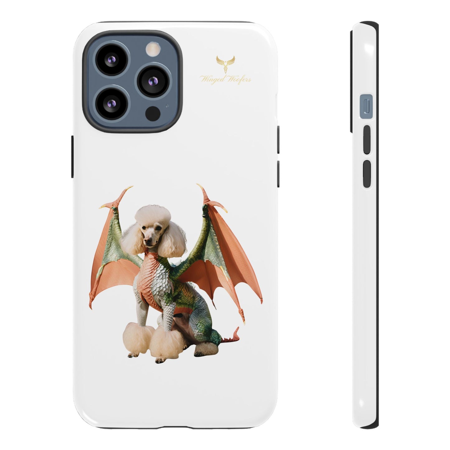 Unique Dragon Poodle Phone Case - Tough Cases for Pet Lovers