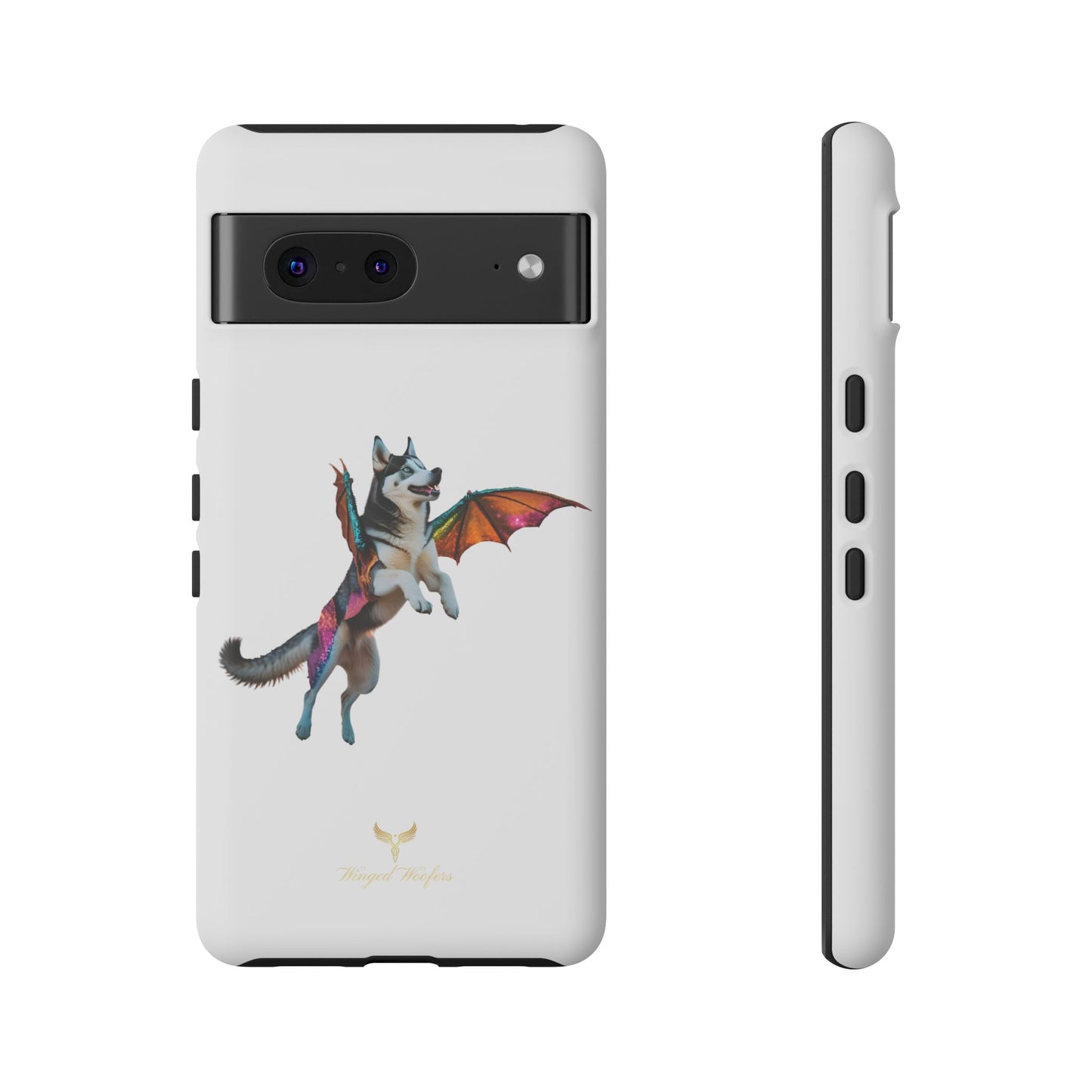 Magical Husky Pet Phone Case - Winged Dog Design | Tough Cases | Unique Animal Lover Gift