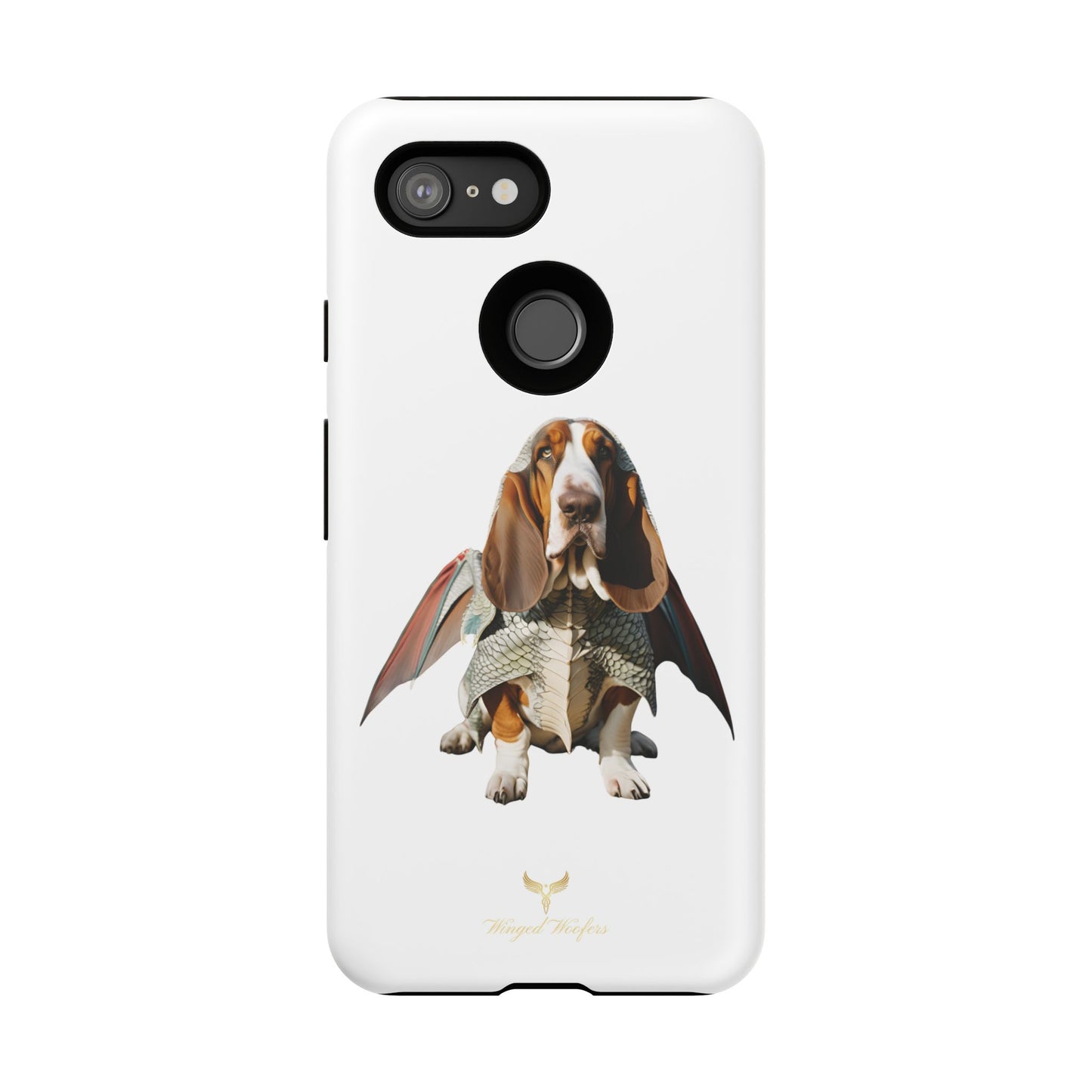 Whimsical Basset Hound Dog Phone Case - Tough Cases for Animal Lovers