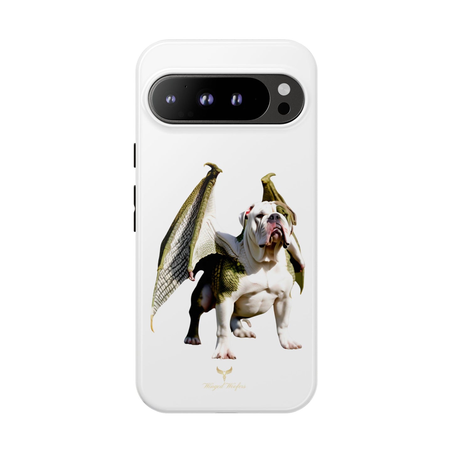 English Bulldog Dragon Phone Case - Tough & Unique Design