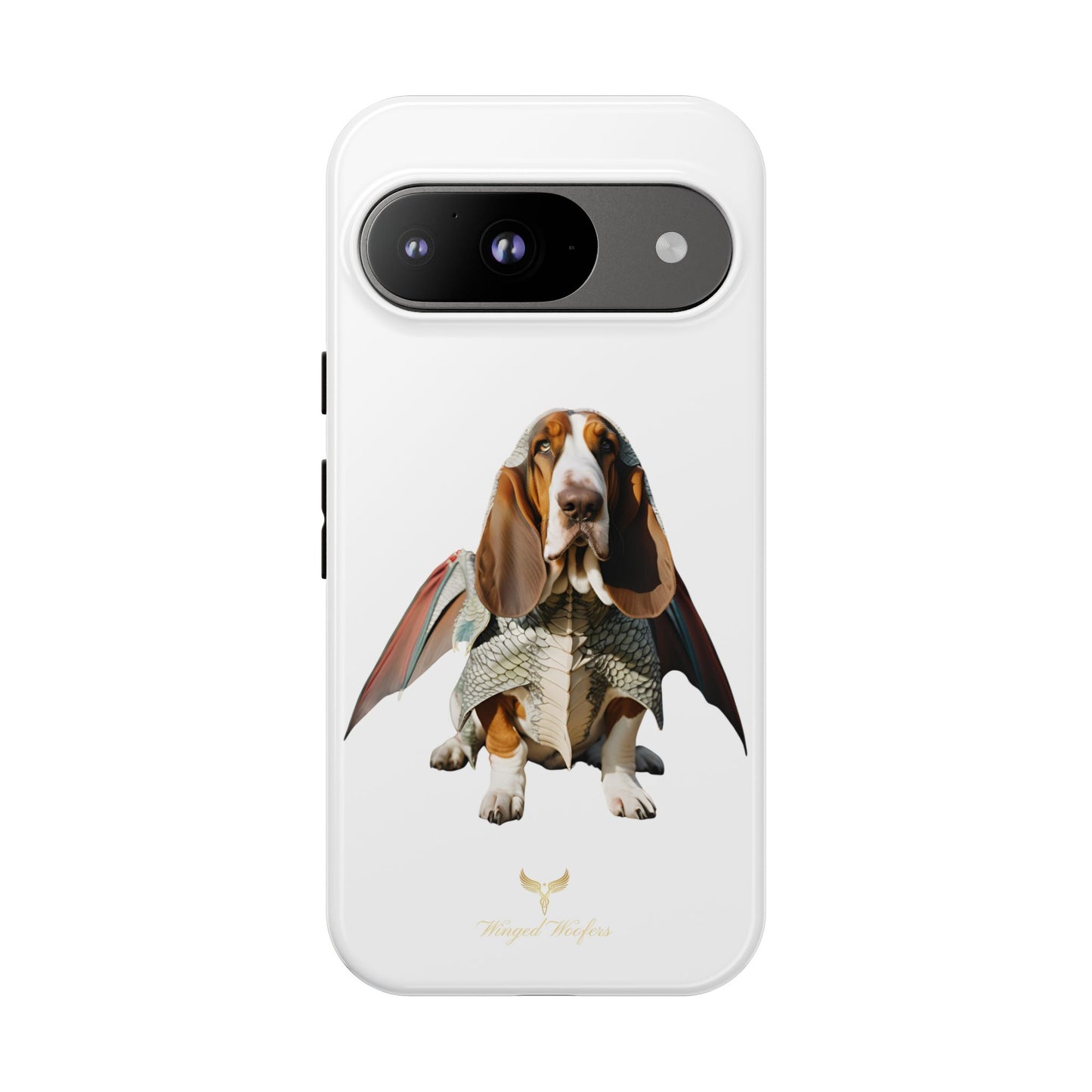 Whimsical Basset Hound Dog Phone Case - Tough Cases for Animal Lovers