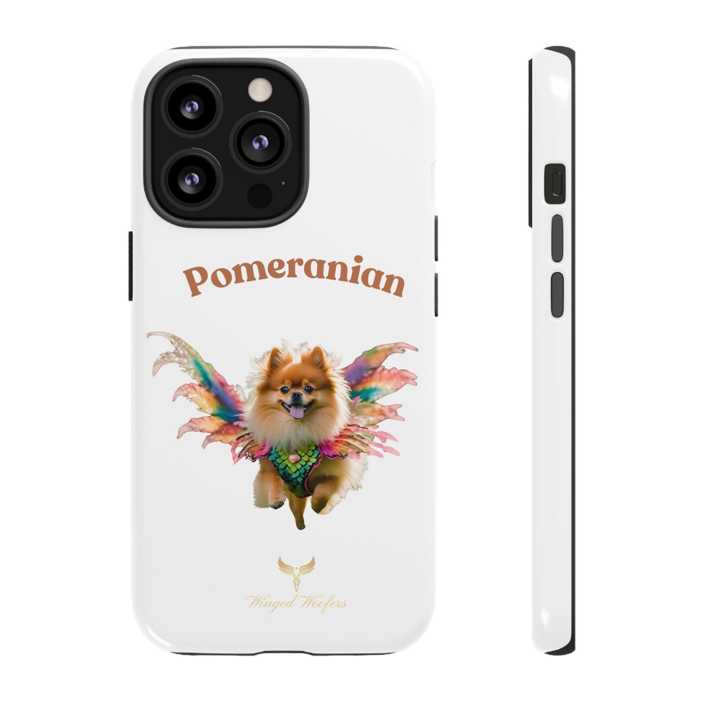 Pomeranian Winged Dog Phone Case – Cute Dog Lover Accessory