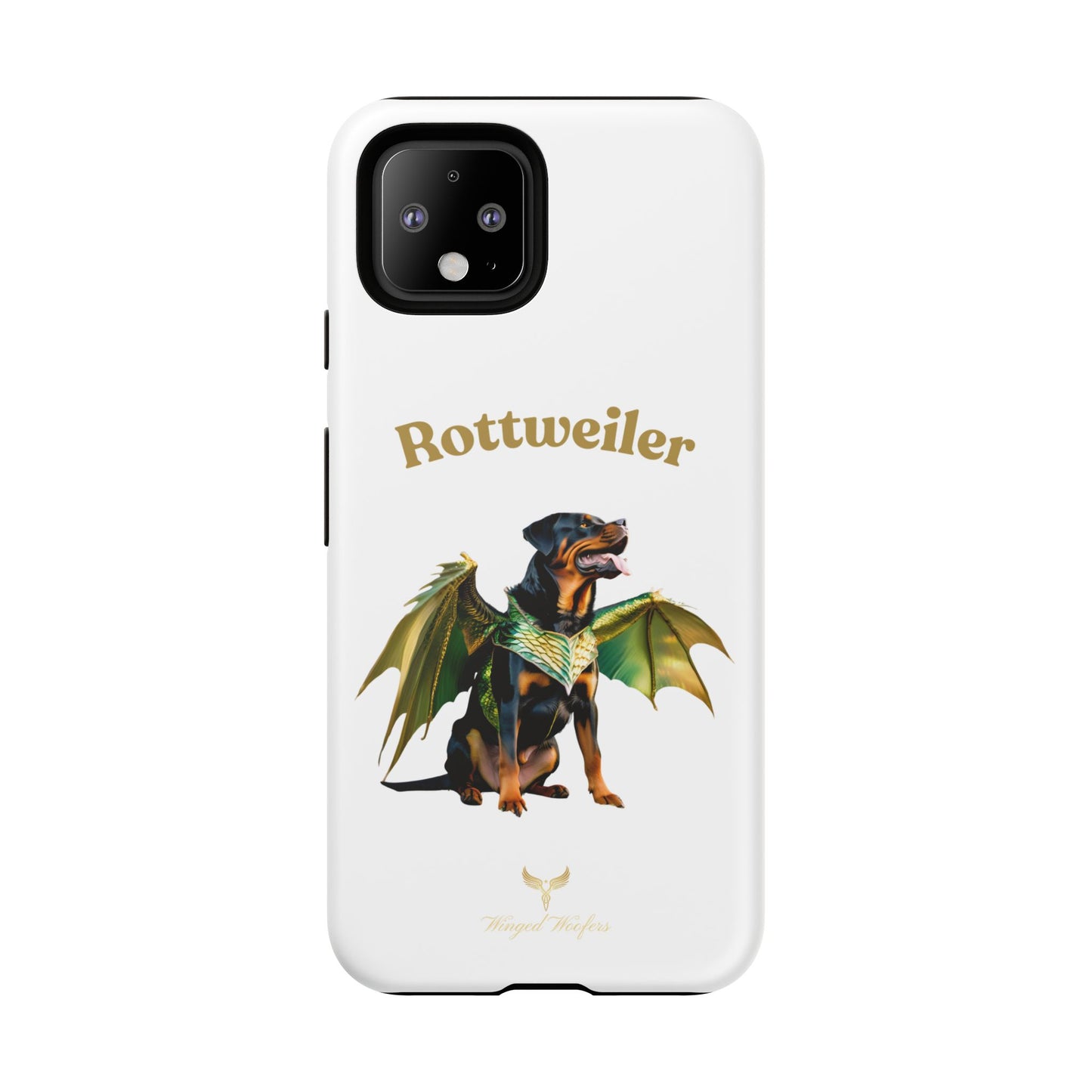 Rottweiler Dragon Wings Phone Case - Tough Cases for Dog Lovers