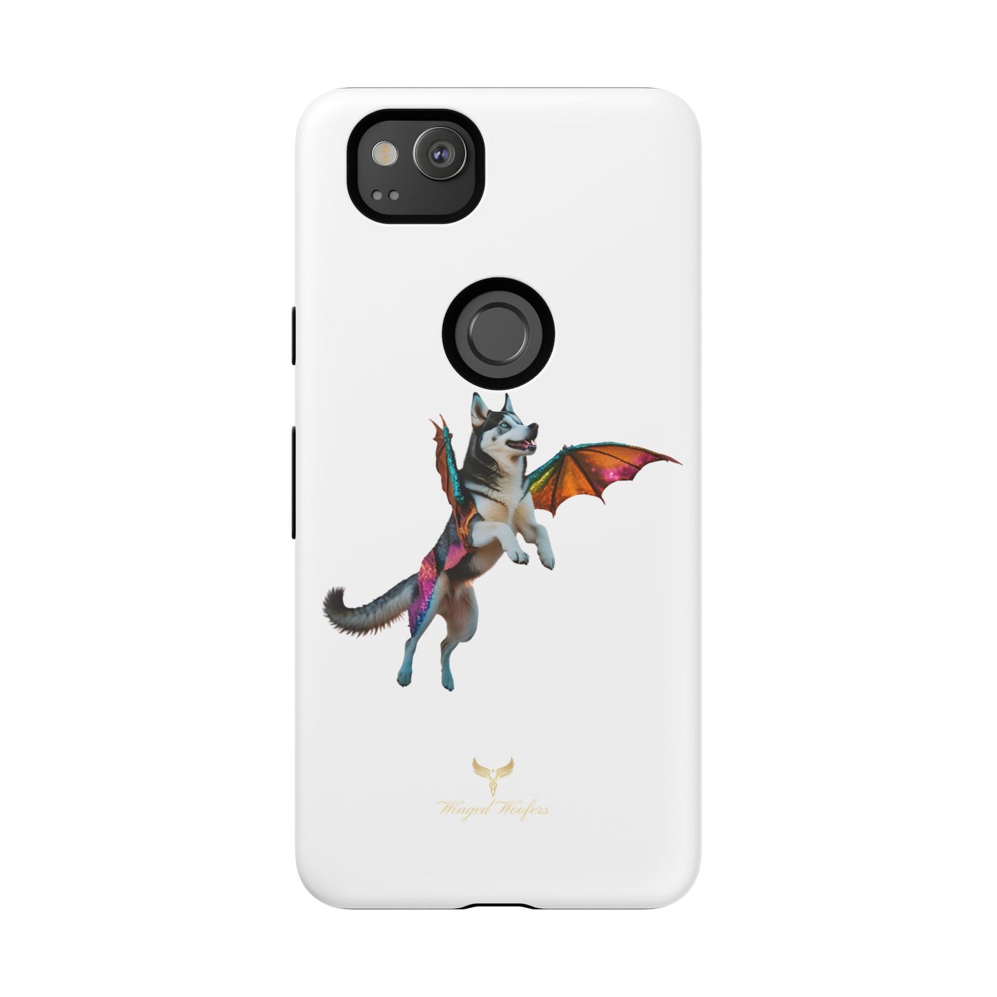 Magical Husky Pet Phone Case - Winged Dog Design | Tough Cases | Unique Animal Lover Gift