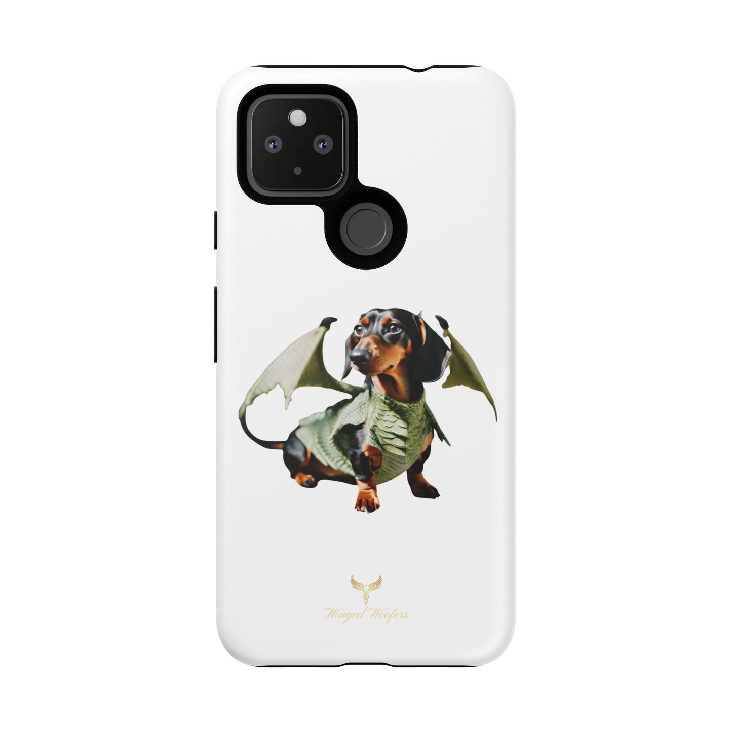 Whimsical Dragon Dog Phone Case - Tough Cases for Pet Lovers