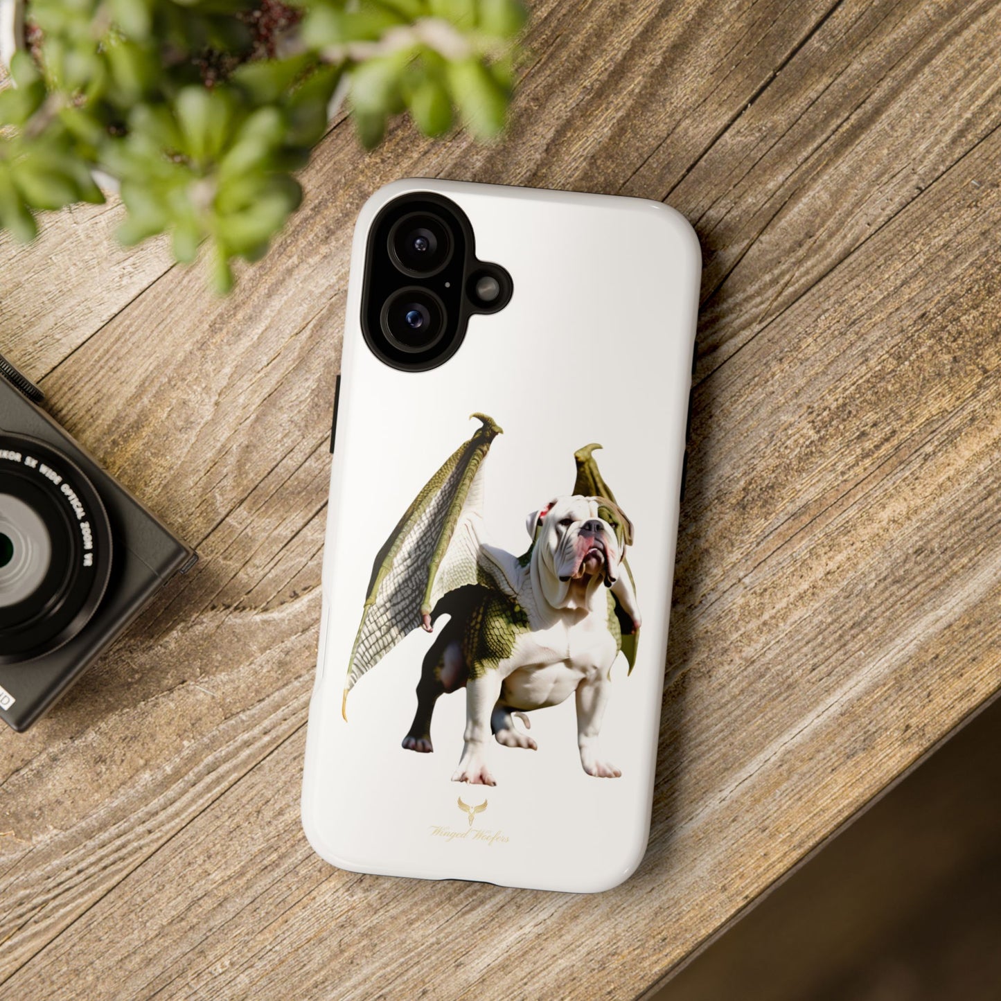 English Bulldog Dragon Phone Case - Tough & Unique Design