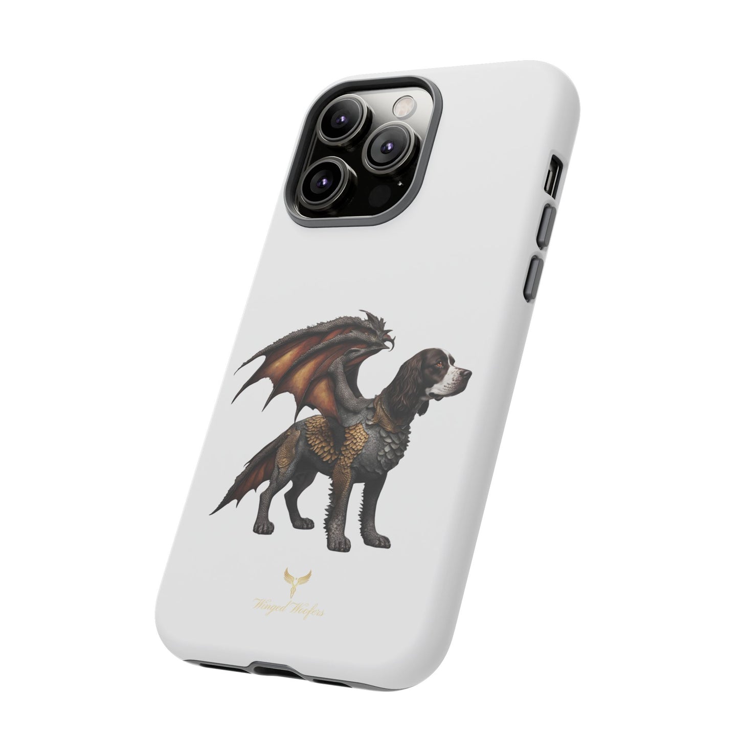 Fantasy Springer Spaniel as a Dragon Phone Case - Tough Cases for Pet Lovers