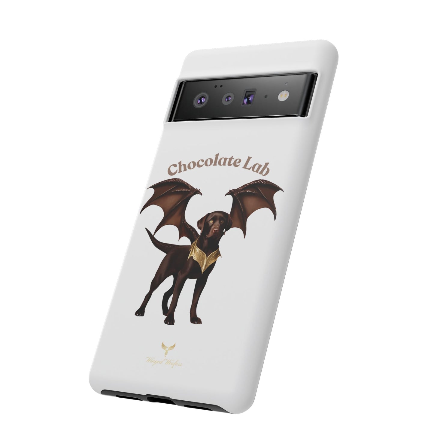 Chocolate Lab Dragon Phone Case - Tough & Stylish for Dog Lovers