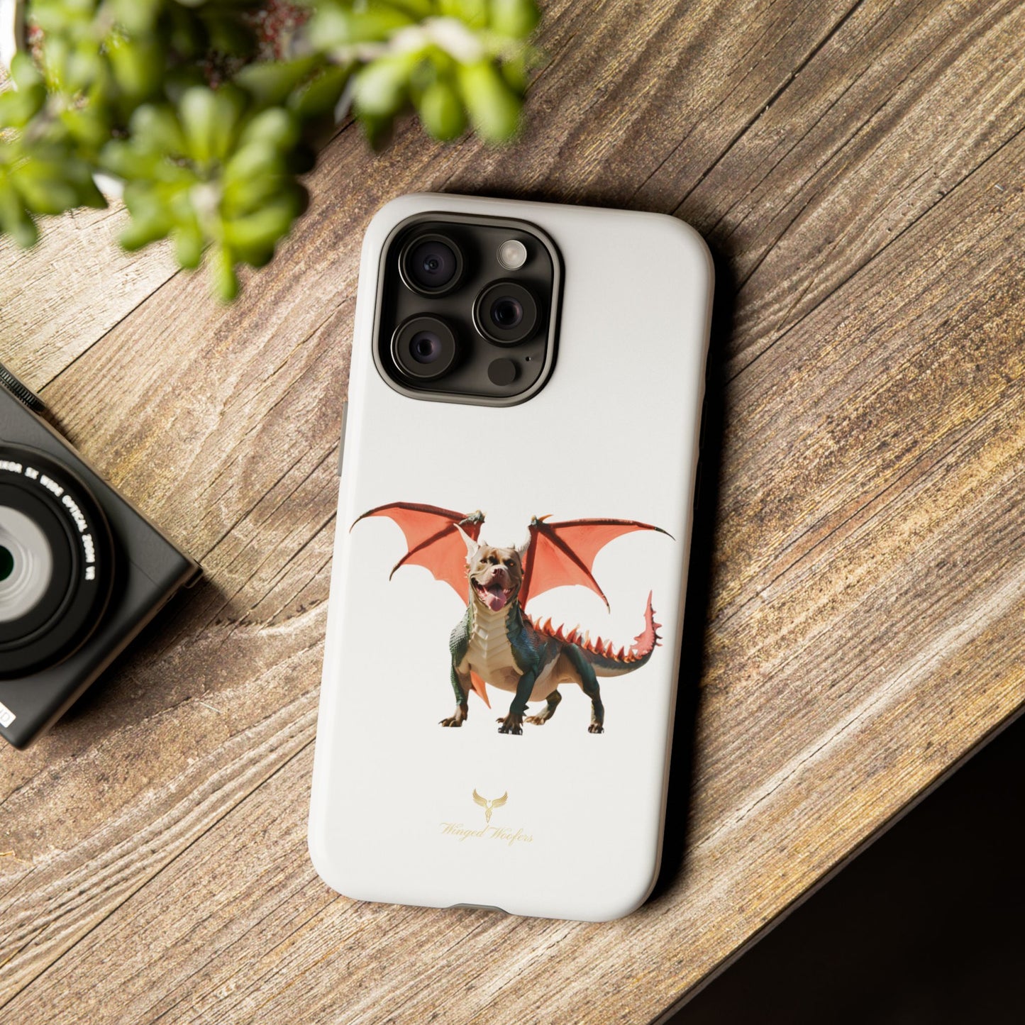 Tough Cases - Fierce Dragon Pitbull Phone Case | Unique Animal Design | Perfect Gift for Animal Lovers