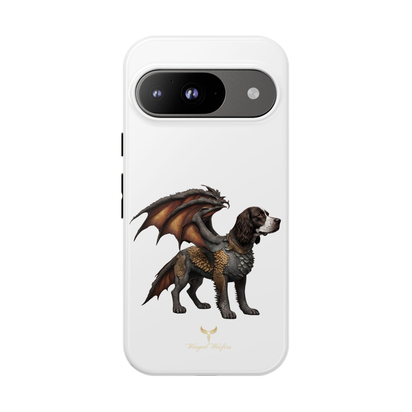 Fantasy Springer Spaniel as a Dragon Phone Case - Tough Cases for Pet Lovers