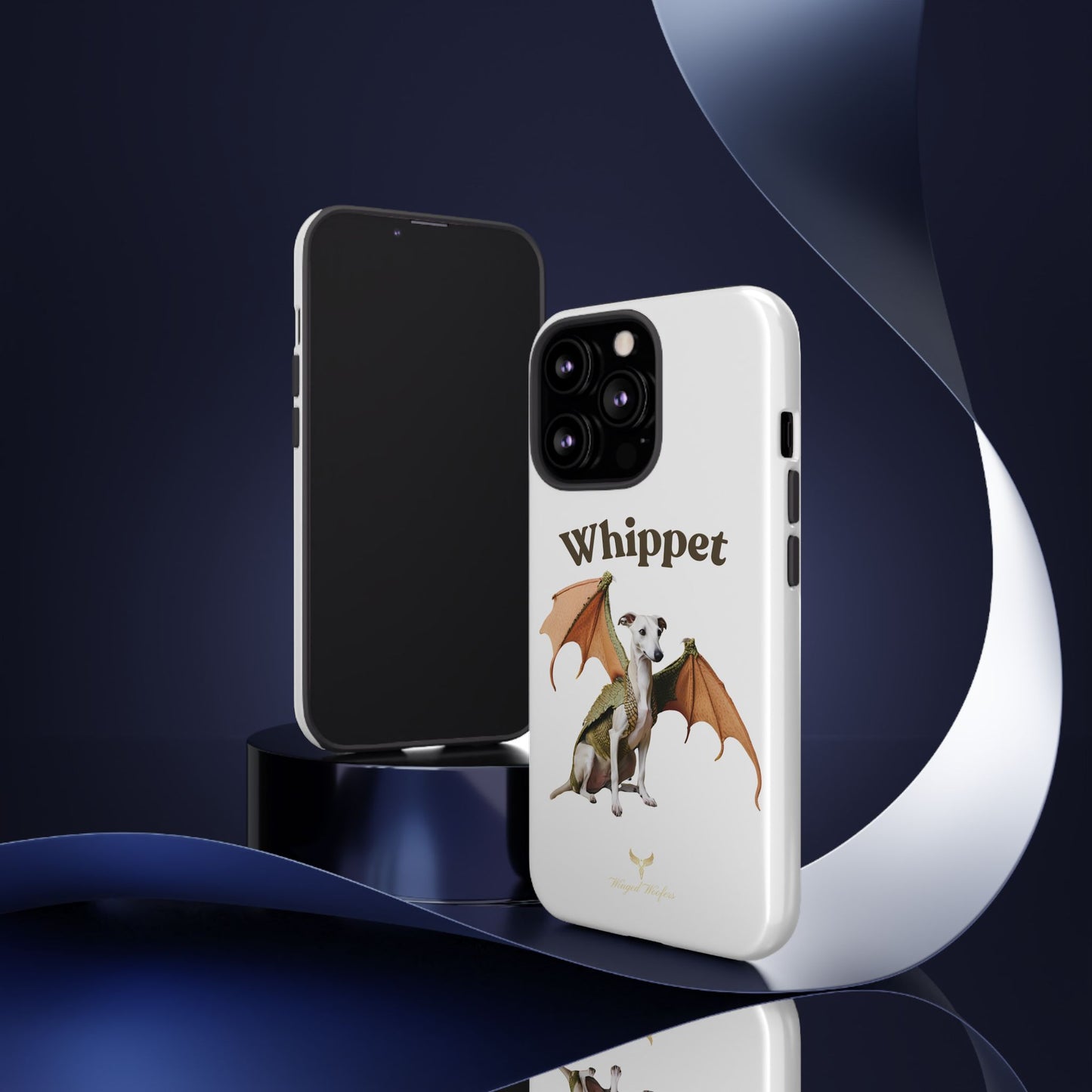 Whippet Dragon Phone Case - Tough & Stylish Pet Accessory