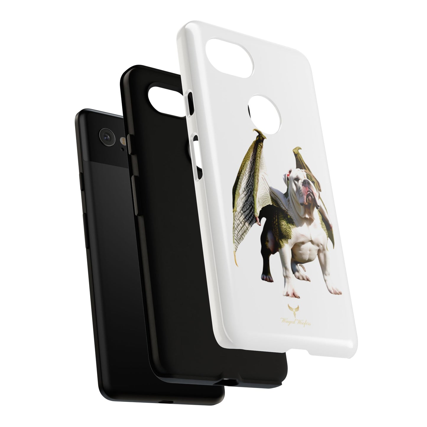 English Bulldog Dragon Phone Case - Tough & Unique Design