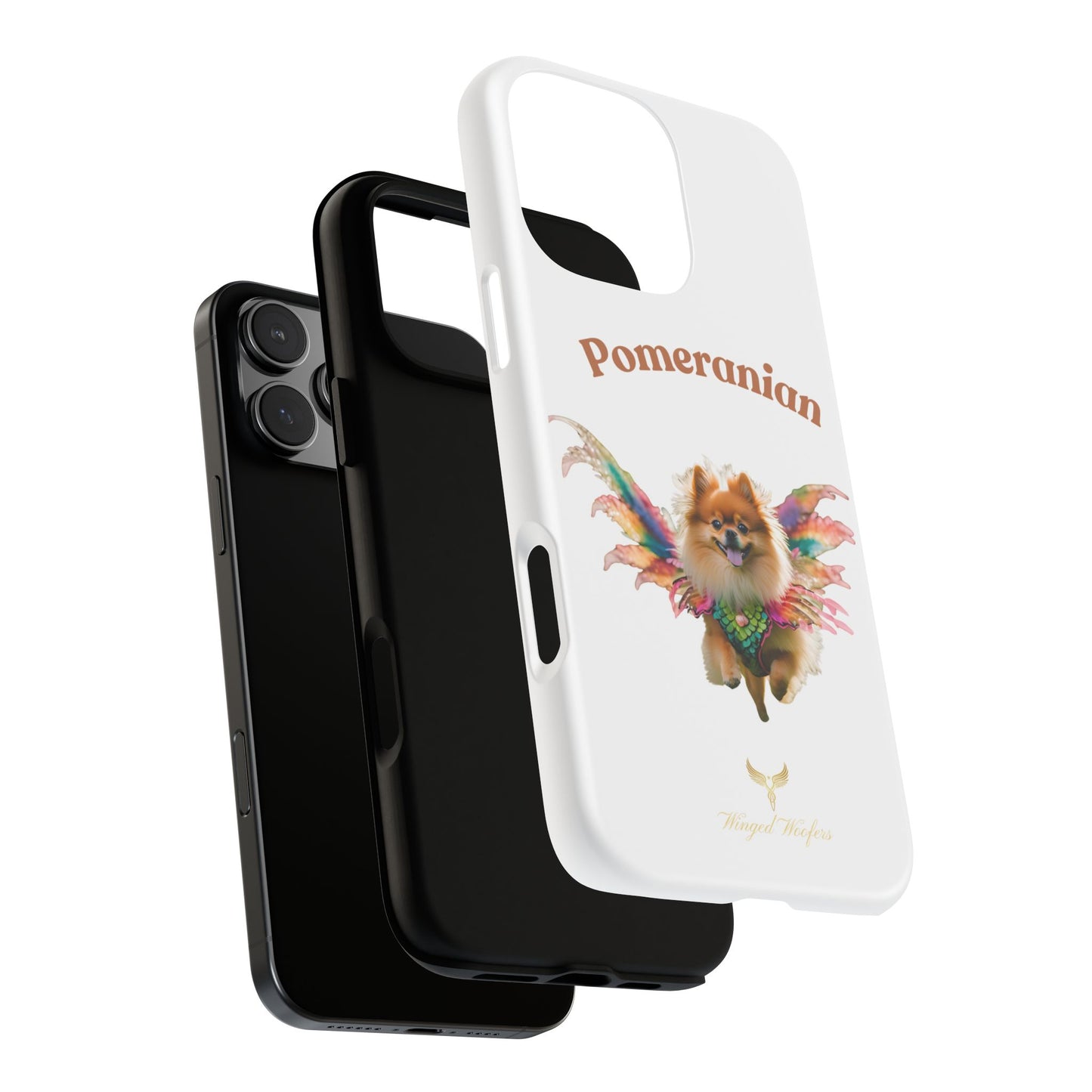 Pomeranian Winged Dog Phone Case – Cute Dog Lover Accessory