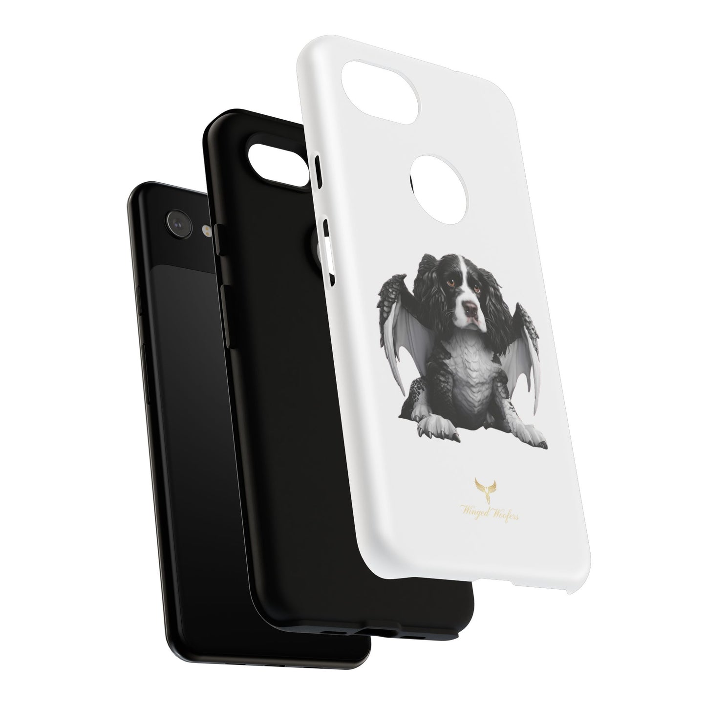 Springer Spaniel Puppy Dragon Winged Dog Phone Case - Tough Cases for Pet Lovers