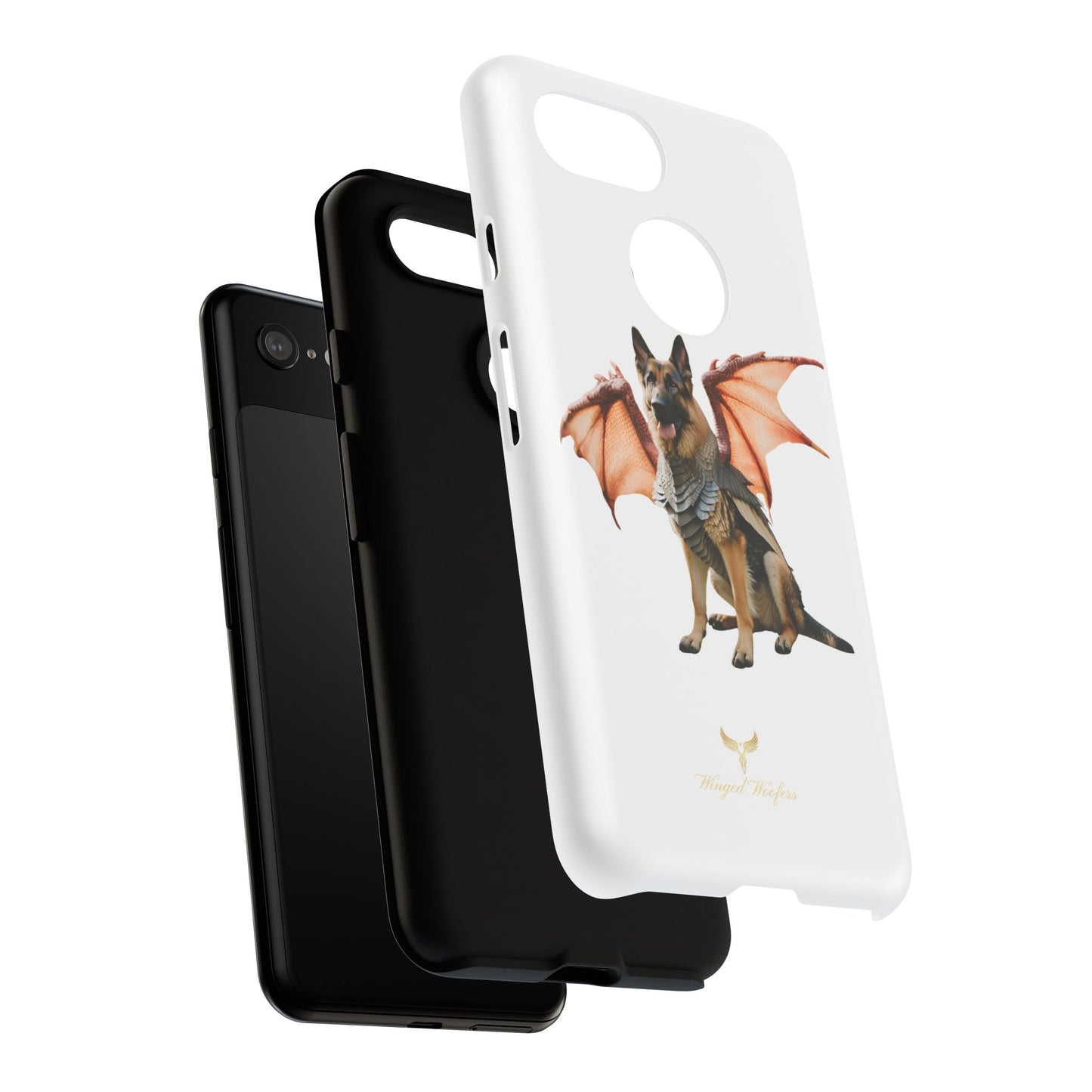 Mythical German Shepherd with Wings Dog iPhone Case | Tough Cases for Pet Lovers