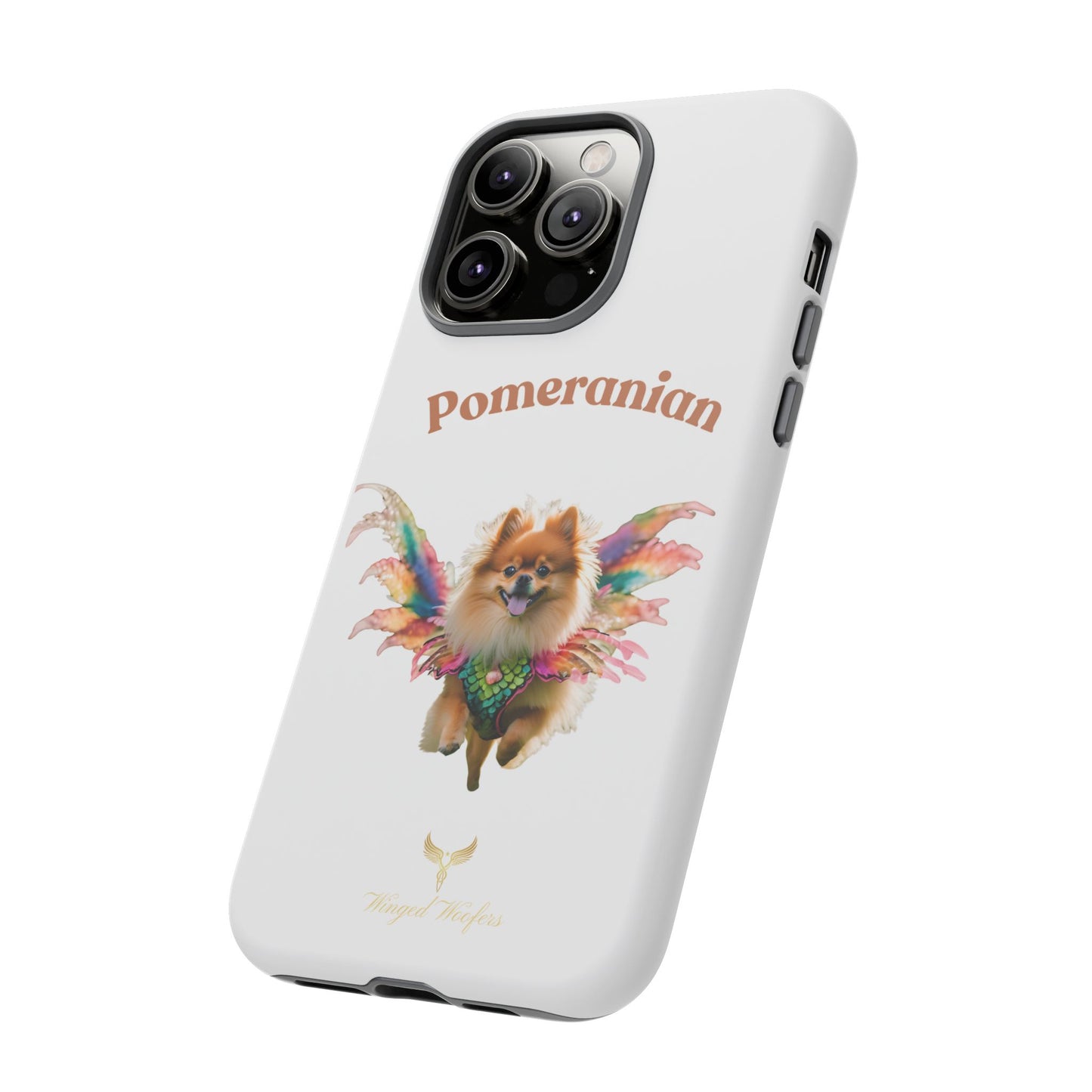 Pomeranian Winged Dog Phone Case – Cute Dog Lover Accessory