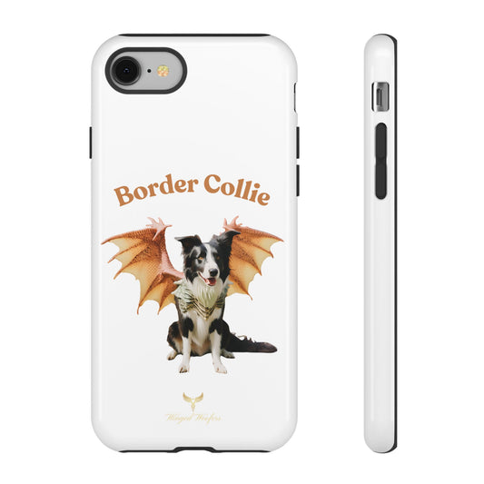 Border Collie Dragon Phone Case - Tough Cases for Dog Lovers