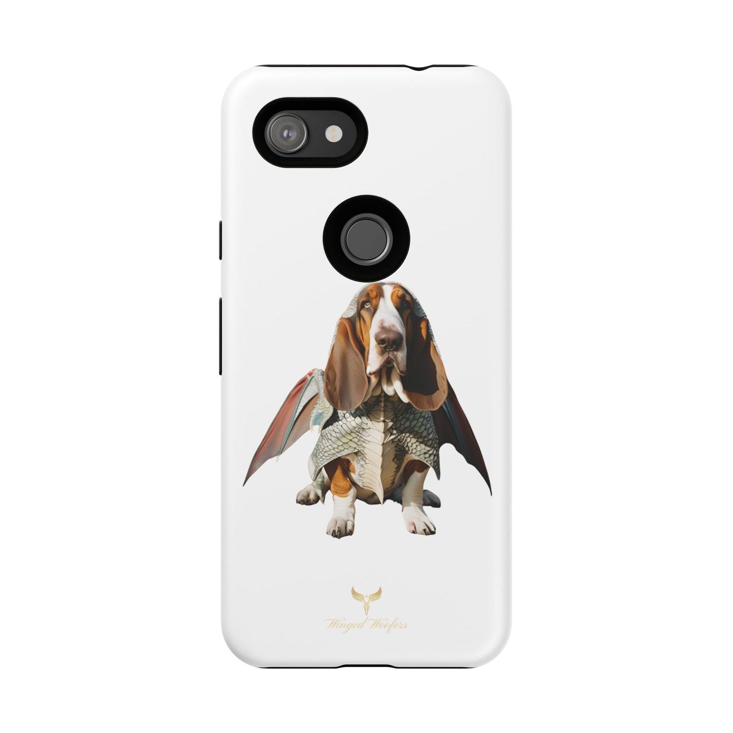 Whimsical Basset Hound Dog Phone Case - Tough Cases for Animal Lovers