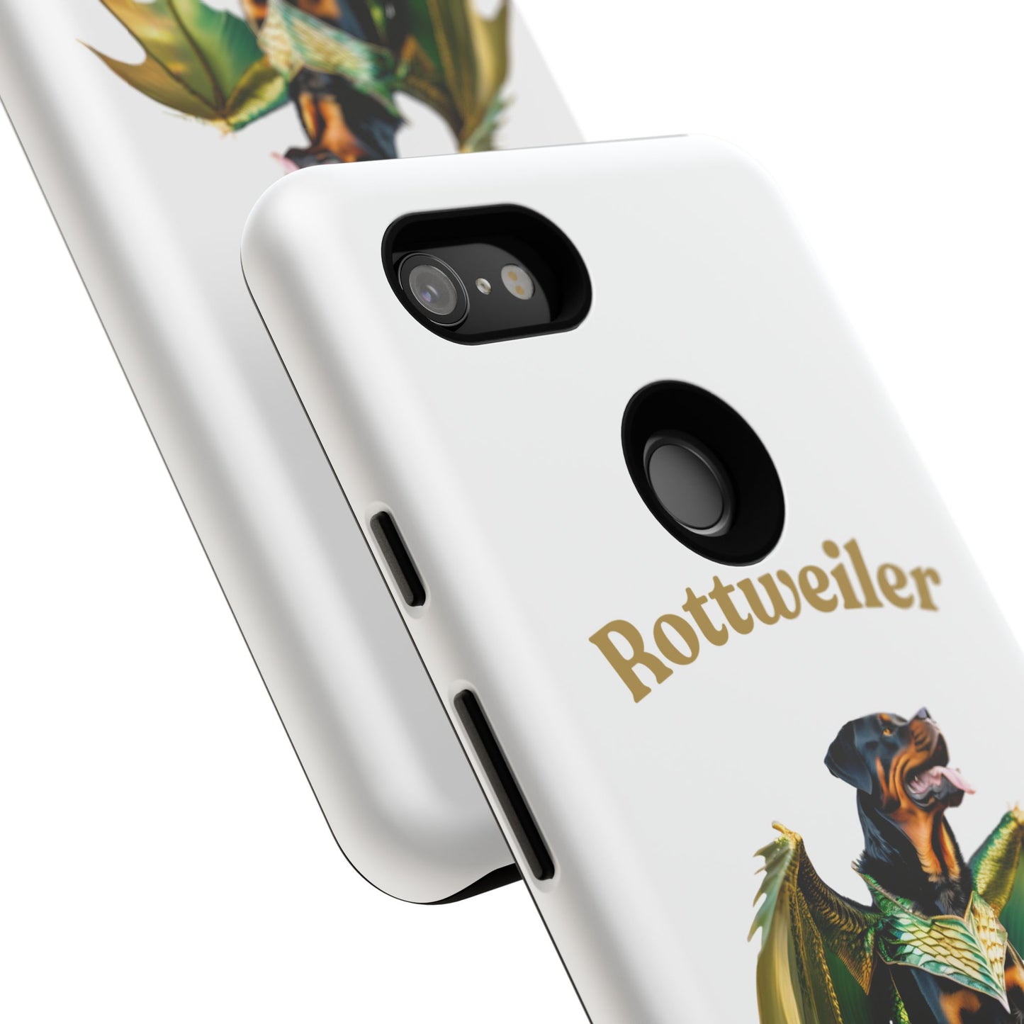 Rottweiler Dragon Wings Phone Case - Tough Cases for Dog Lovers