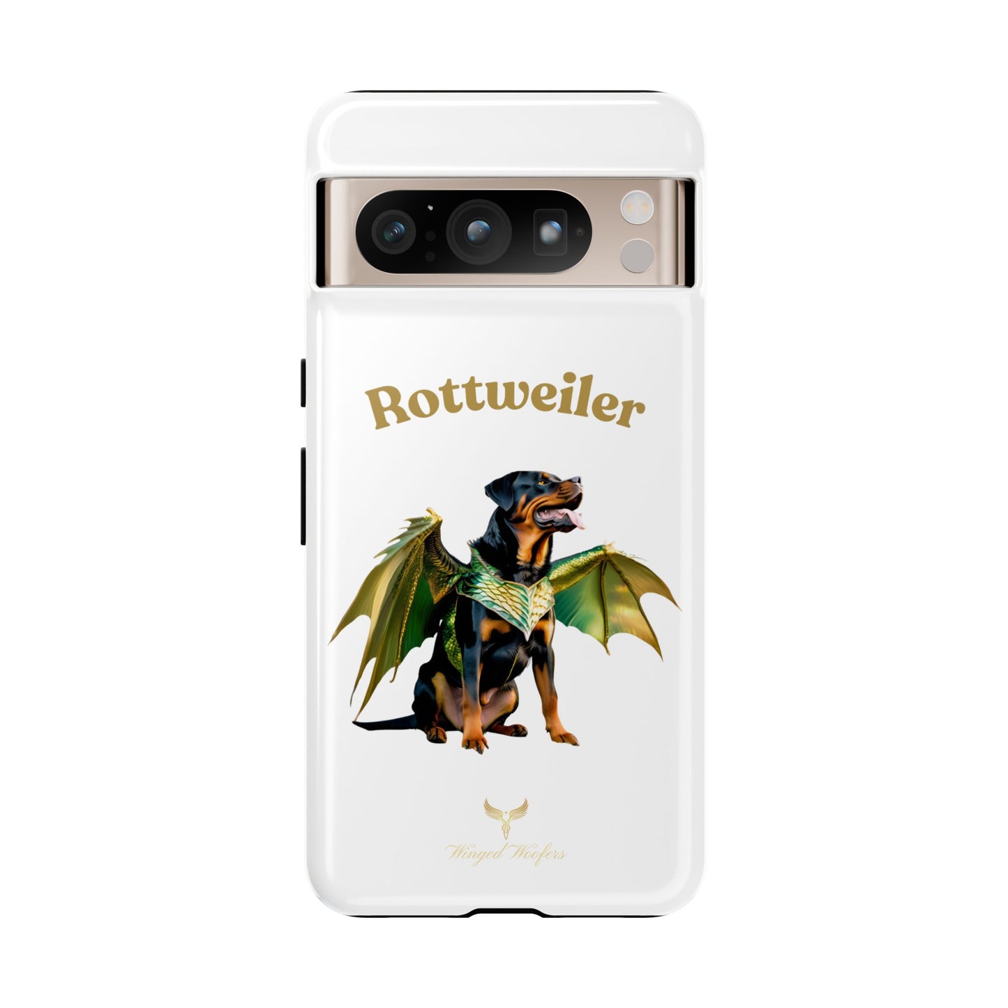 Rottweiler Dragon Wings Phone Case - Tough Cases for Dog Lovers