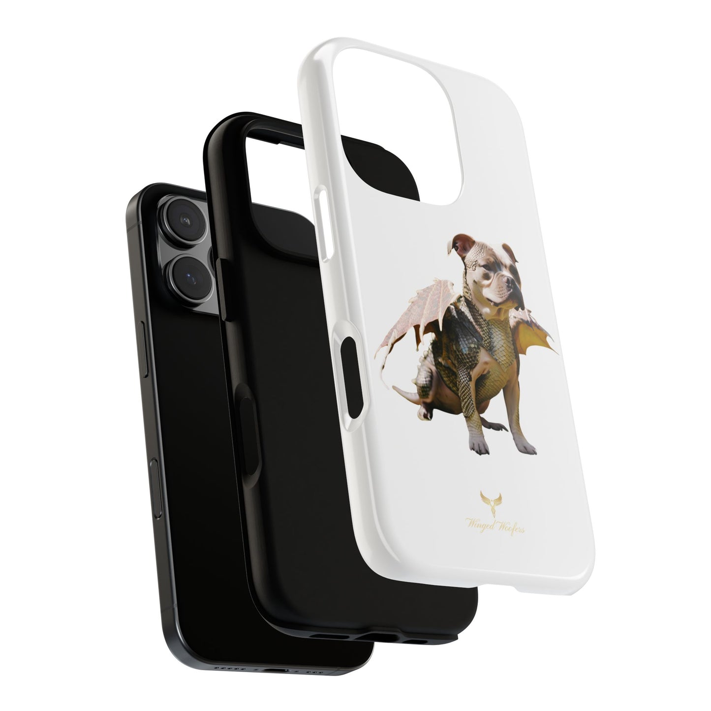 Staffordshire Bulldog Dragon Tough Phone Case - Unique Animal Design for Pet Lovers