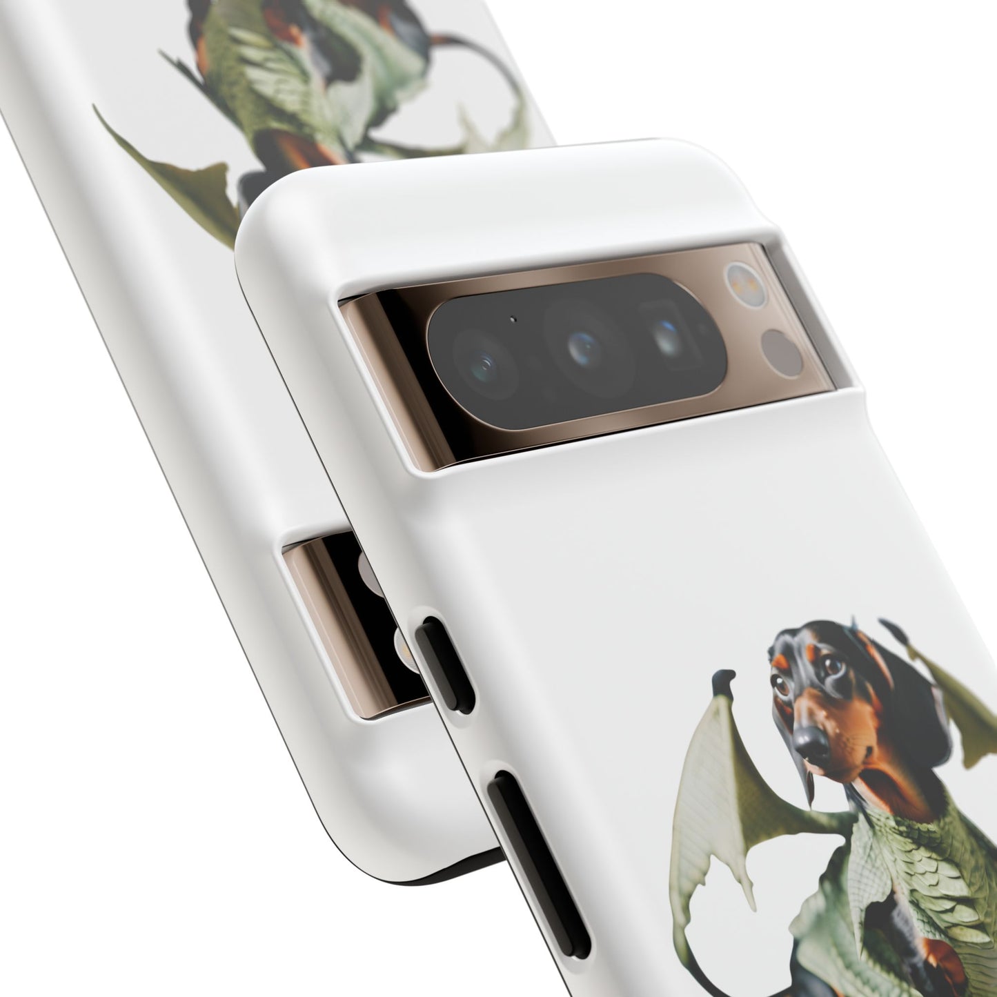 Whimsical Dragon Dog Phone Case - Tough Cases for Pet Lovers