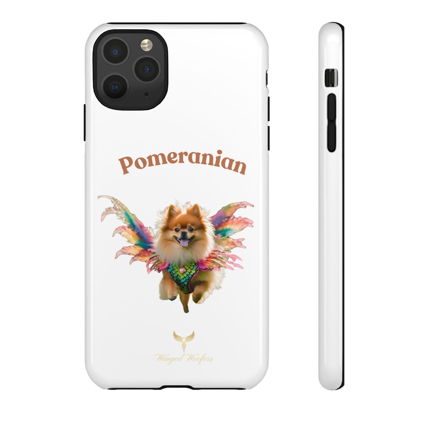 Pomeranian Winged Dog Phone Case – Cute Dog Lover Accessory