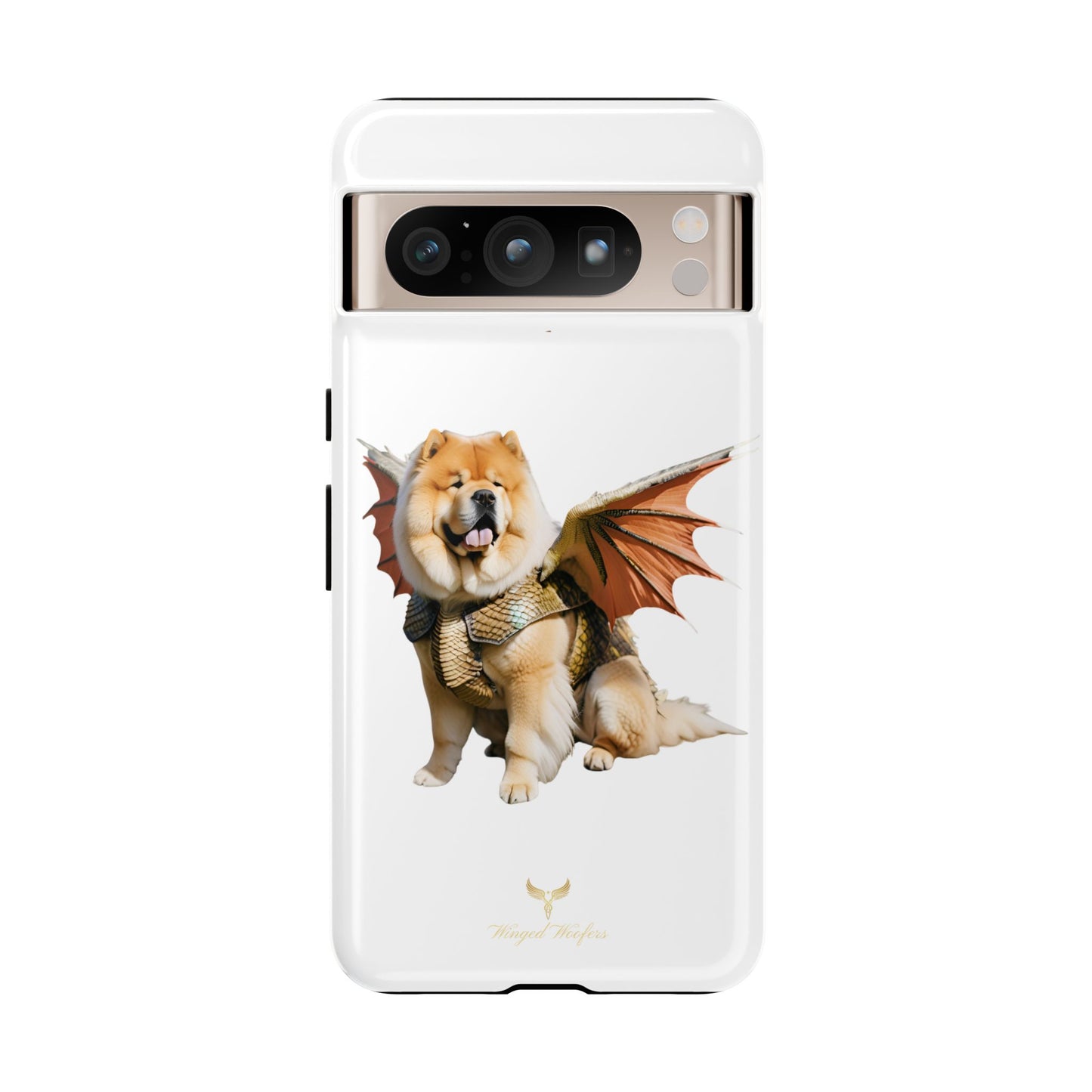 Funny Dragon Chow Chow Dog Phone Case - Tough Cases for Pet Lovers