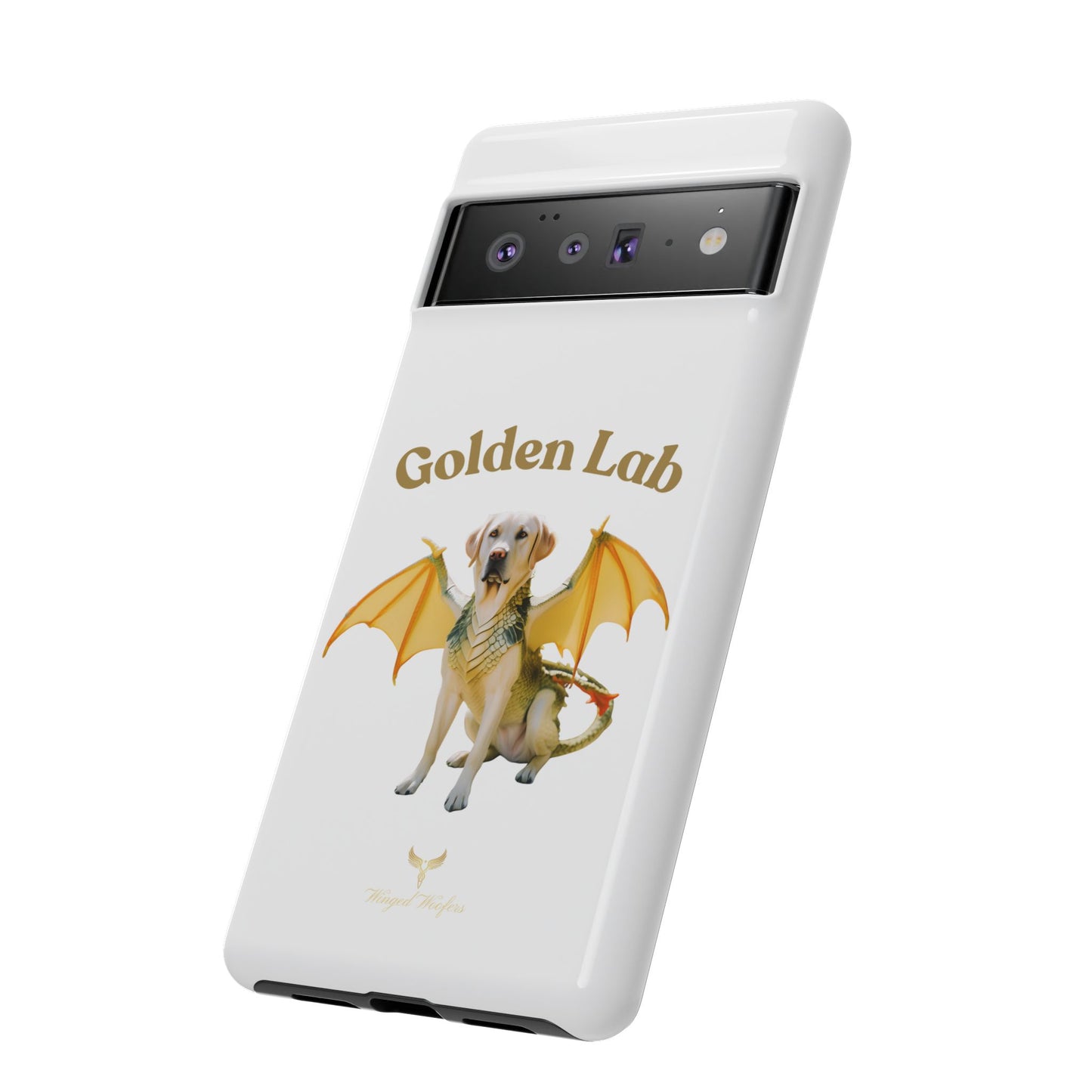 Golden Lab Dragon Phone Case - Tough Protection with a Fun Twist