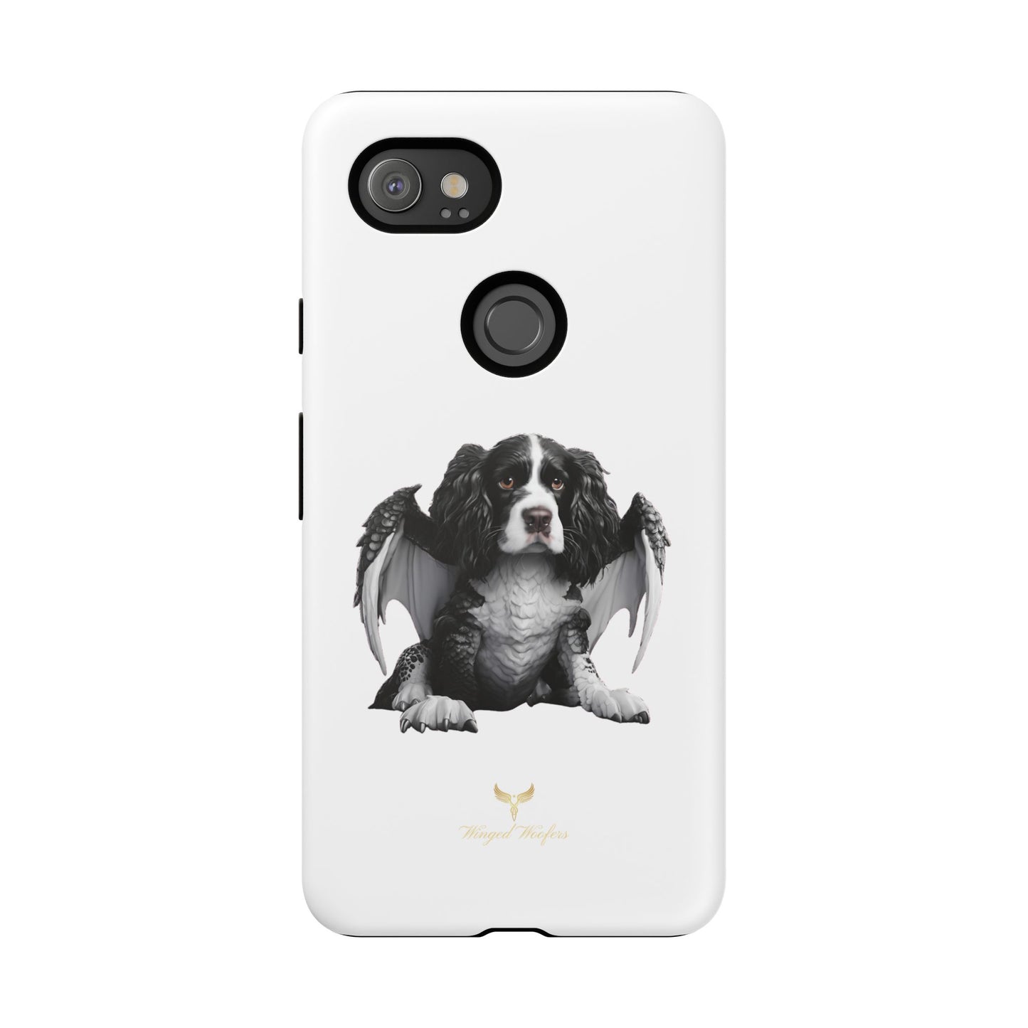 Springer Spaniel Puppy Dragon Winged Dog Phone Case - Tough Cases for Pet Lovers