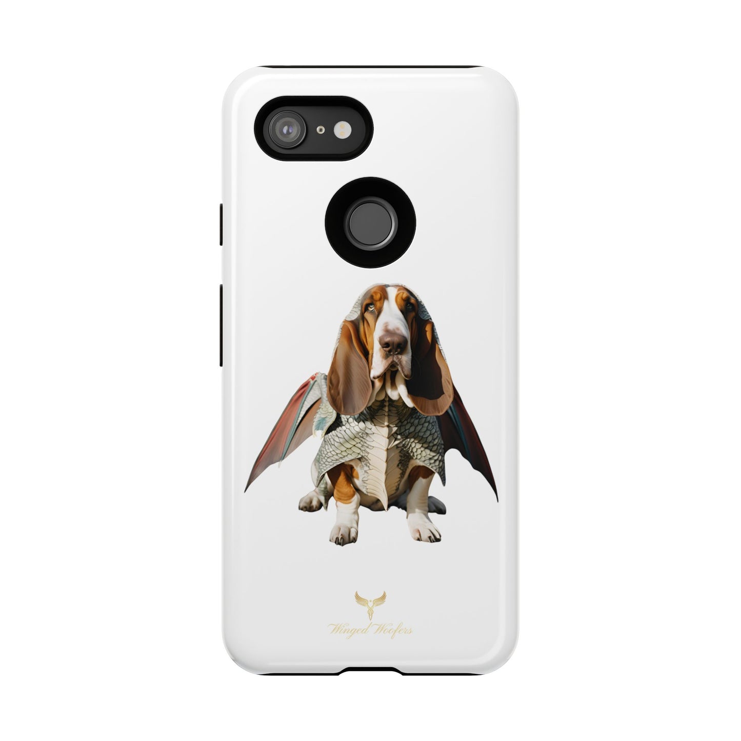 Whimsical Basset Hound Dog Phone Case - Tough Cases for Animal Lovers