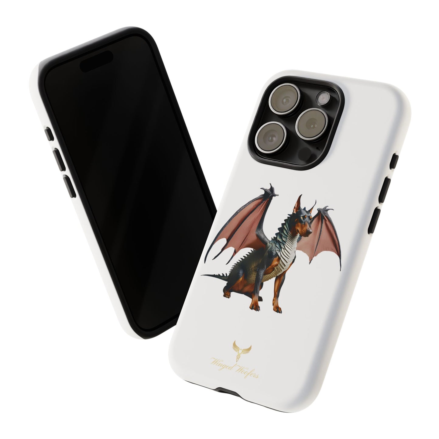 Mythical Doberman Pinscher Dragon Phone Case - Tough & Stylish Protection