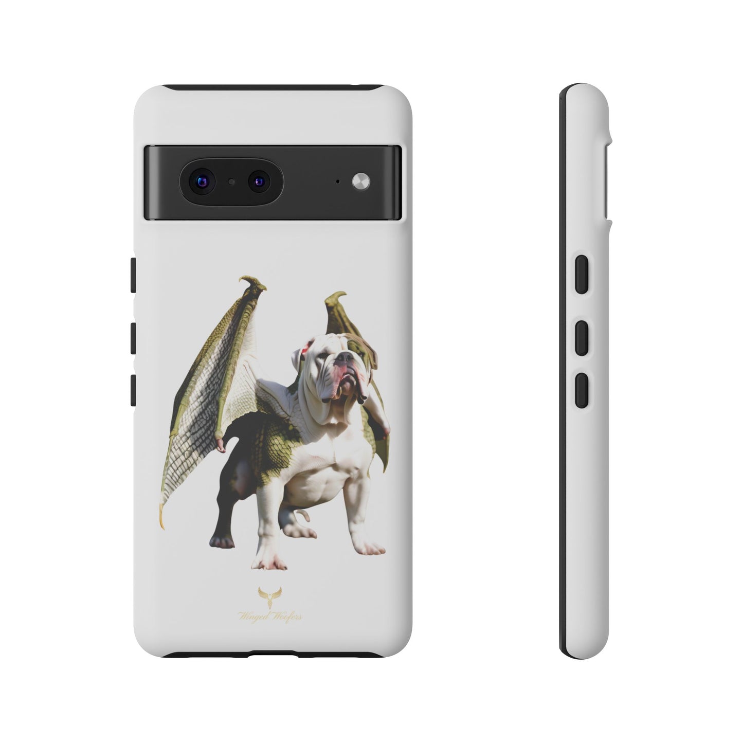 English Bulldog Dragon Phone Case - Tough & Unique Design