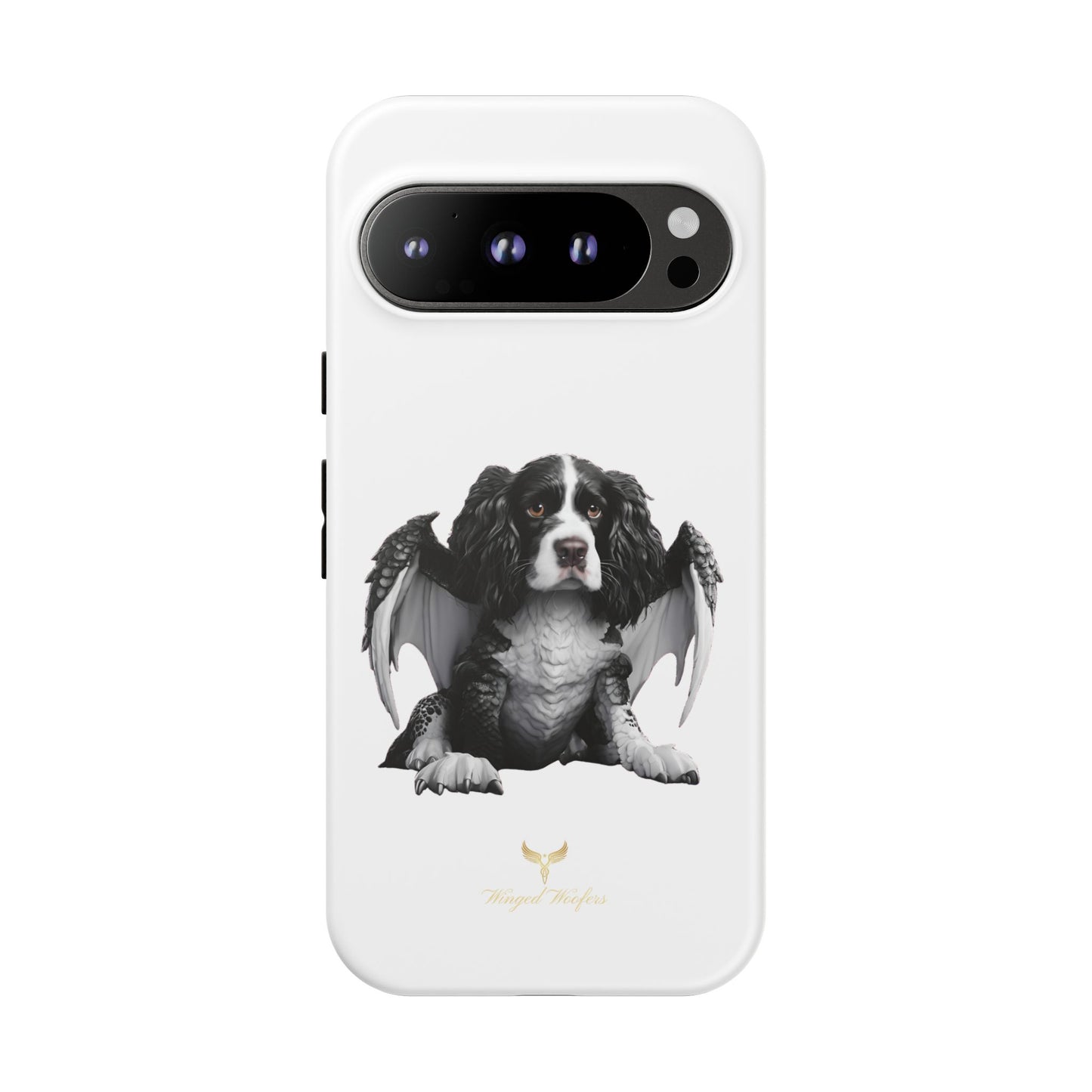 Springer Spaniel Puppy Dragon Winged Dog Phone Case - Tough Cases for Pet Lovers