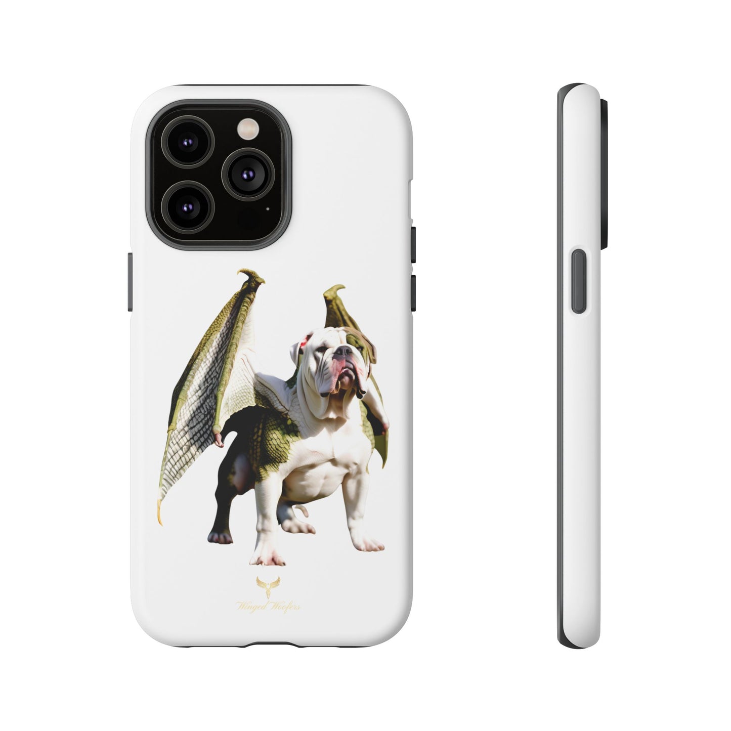 English Bulldog Dragon Phone Case - Tough & Unique Design