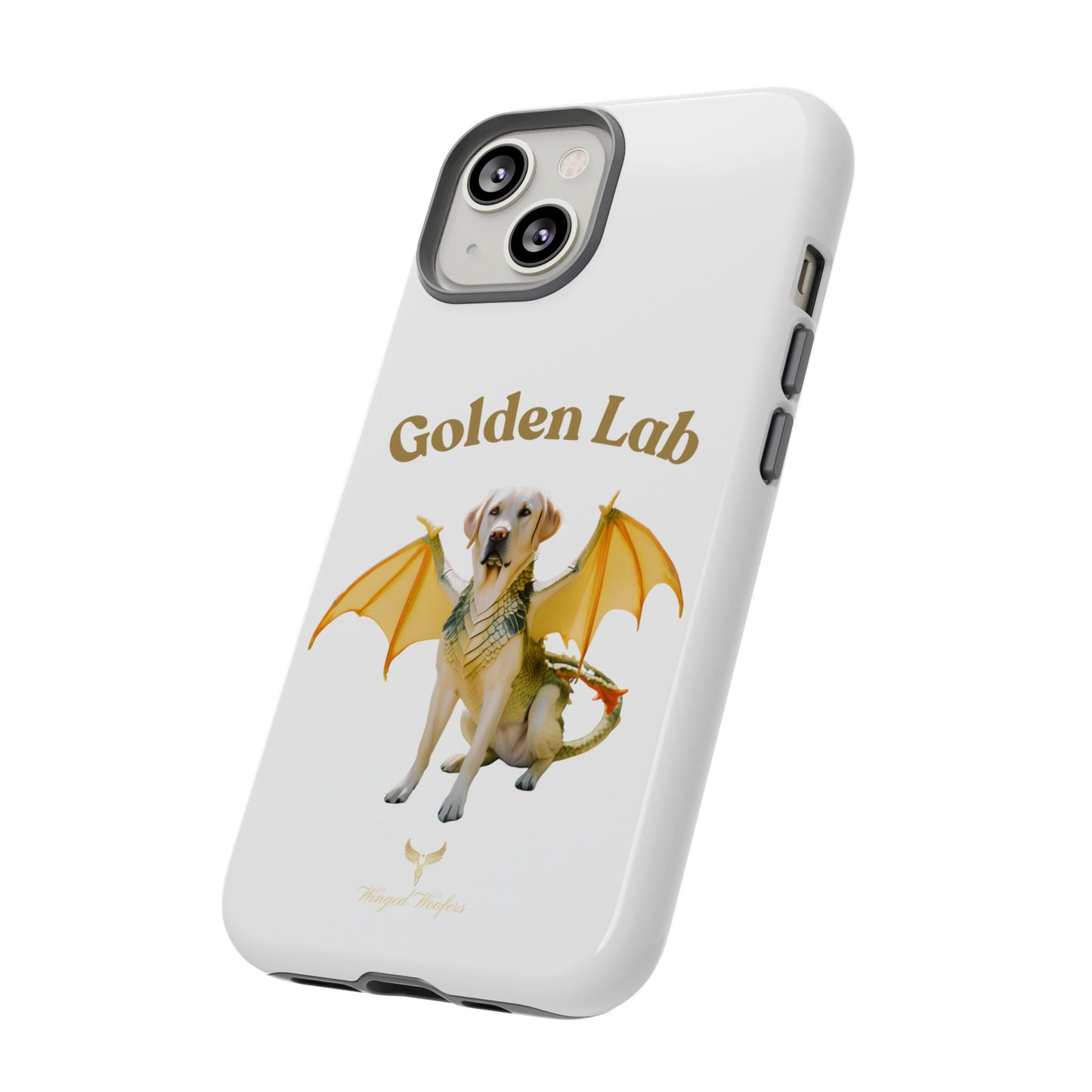 Golden Lab Dragon Phone Case - Tough Protection with a Fun Twist