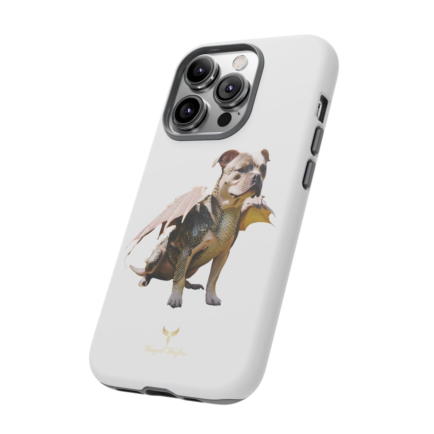 Staffordshire Bulldog Dragon Tough Phone Case - Unique Animal Design for Pet Lovers