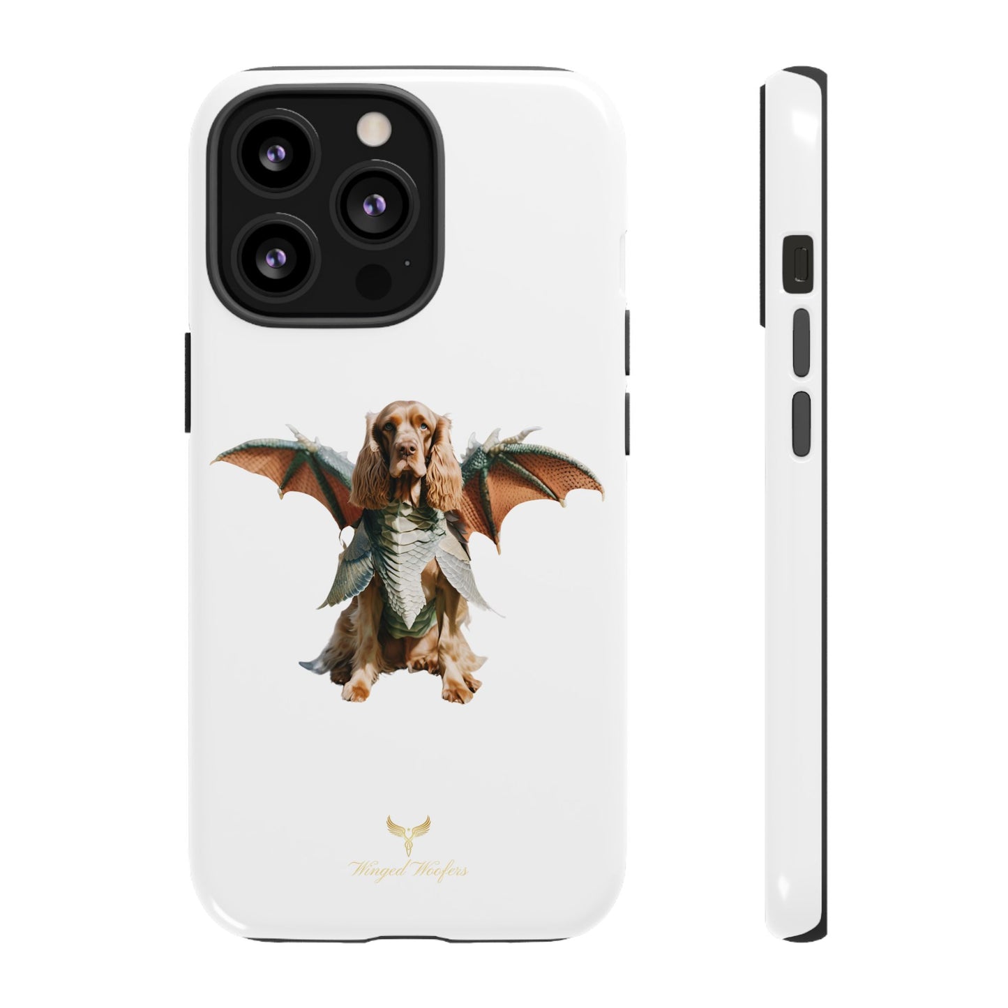 Dragon Wing Cocker Spaniel Dog Phone Case - Tough Cases for Pet Lovers