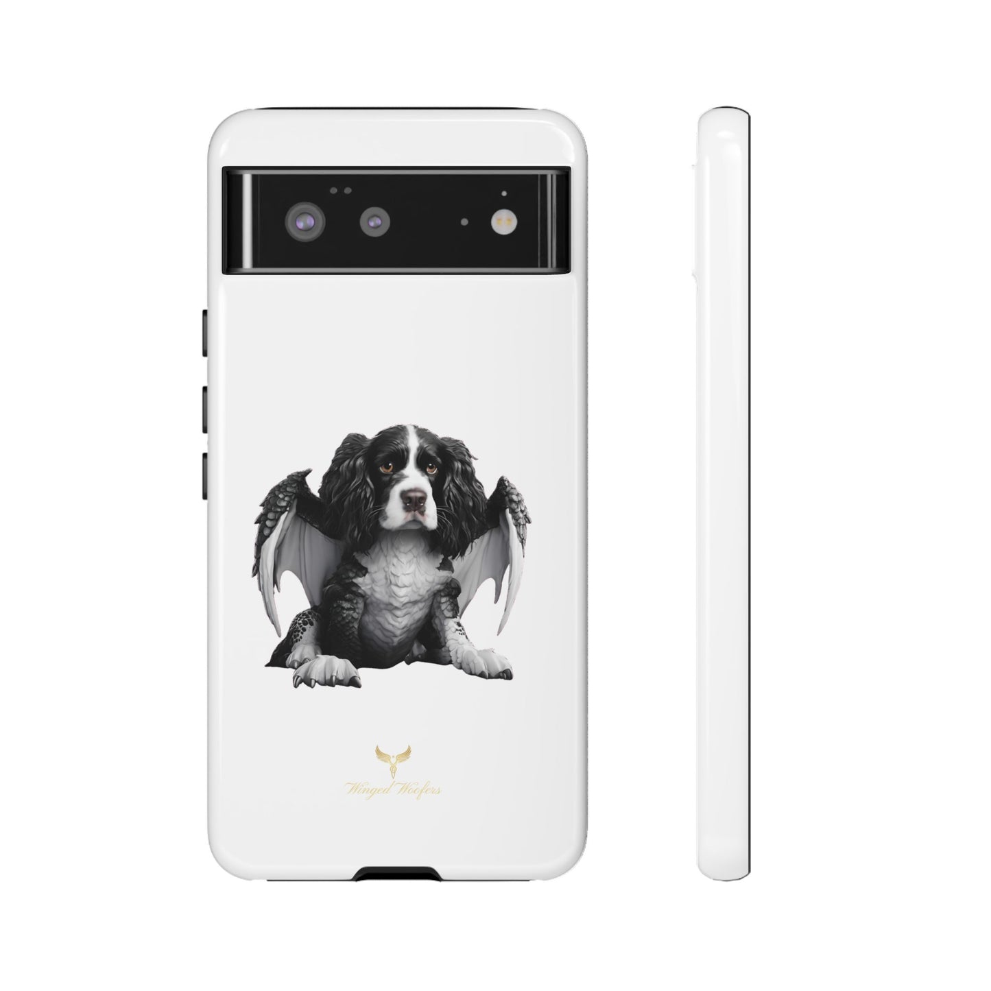 Springer Spaniel Puppy Dragon Winged Dog Phone Case - Tough Cases for Pet Lovers