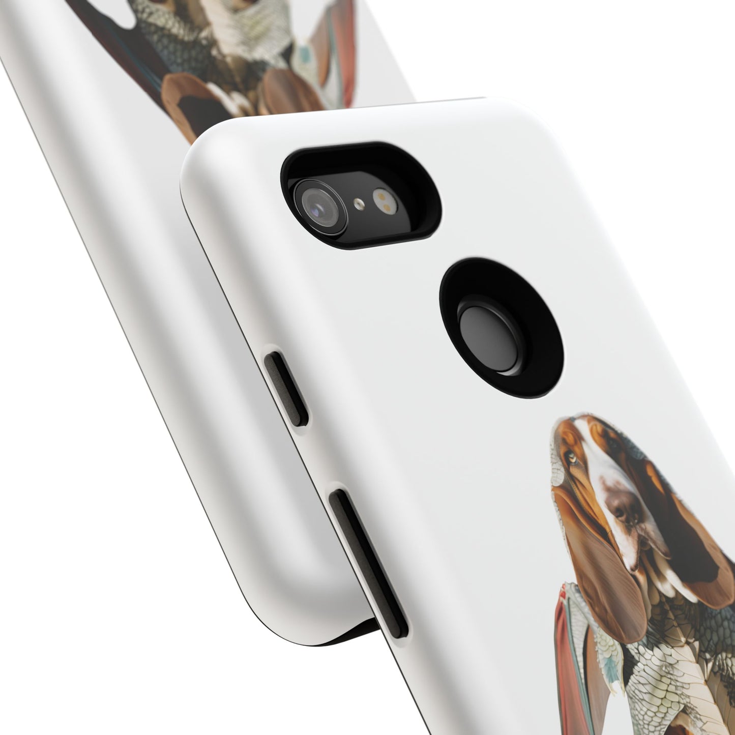 Whimsical Basset Hound Dog Phone Case - Tough Cases for Animal Lovers